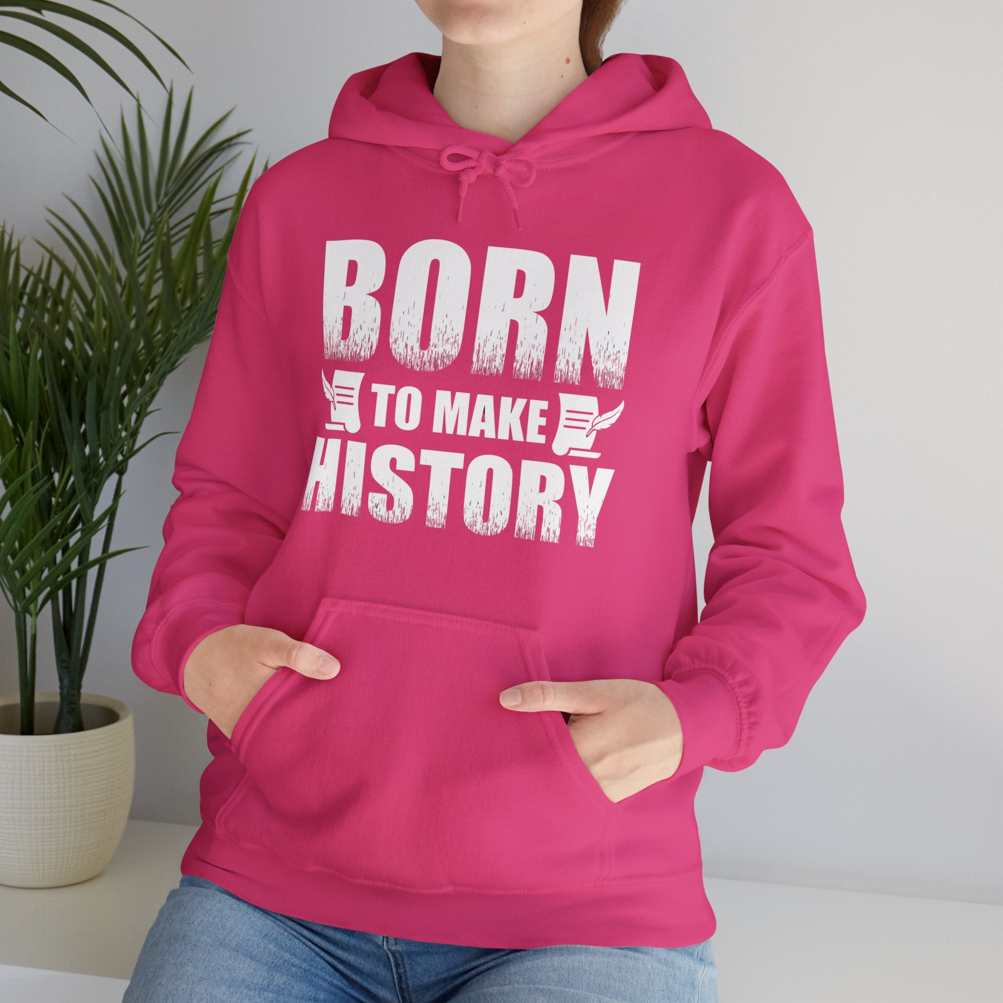 Vintage-Inspired Born to Make History Hoodie – Retro Ice Skating Champion Sweatshirt