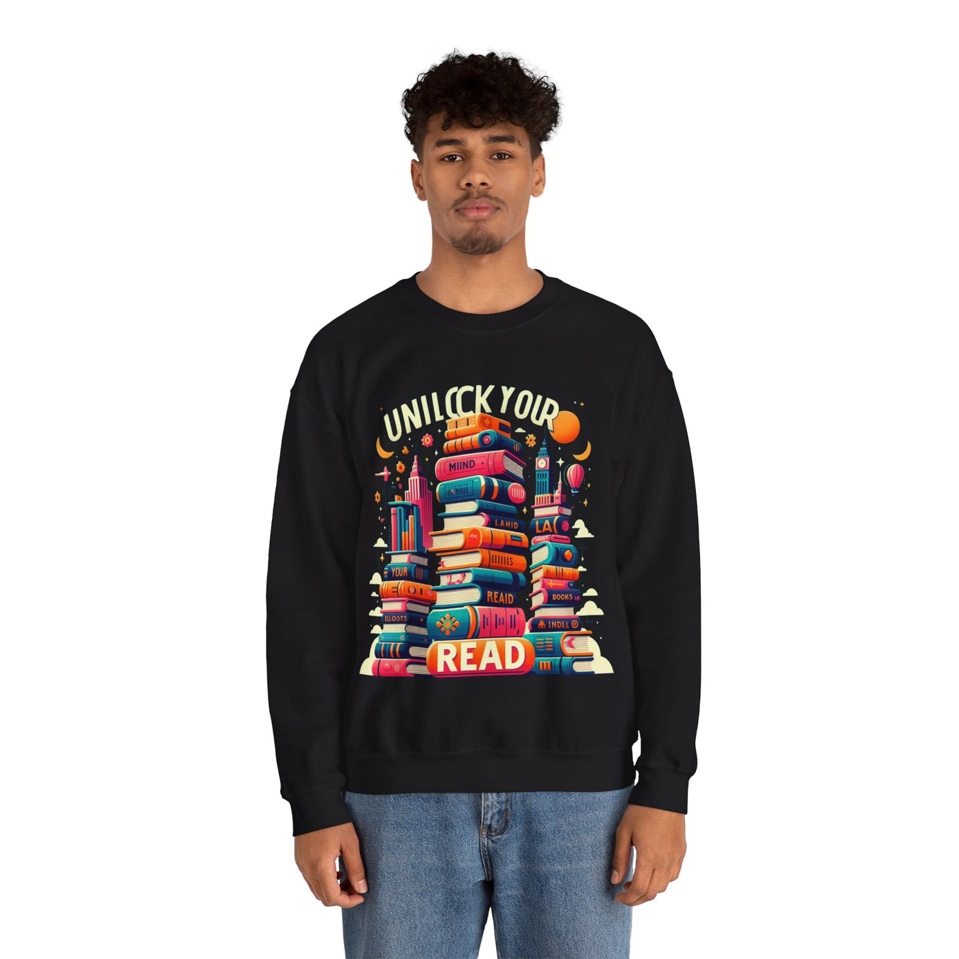 Unlock Your Mind, Read - Inspirational Sweatshirt