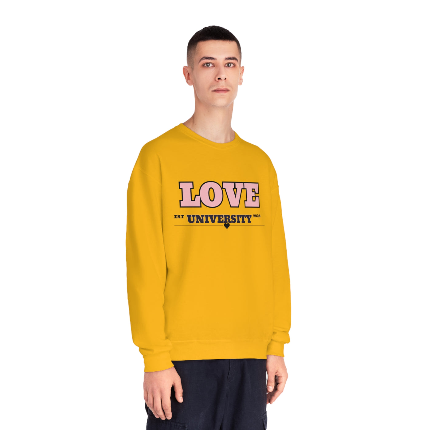 Love in University Valentine Sweatshirt - Cute & Cozy Crewneck for College Students