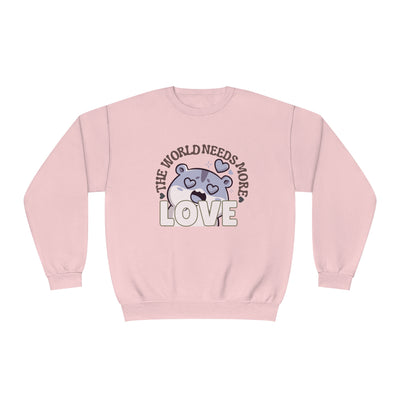 The World Needs More Love Valentine's Day Sweatshirt - Spread Love & Positivity