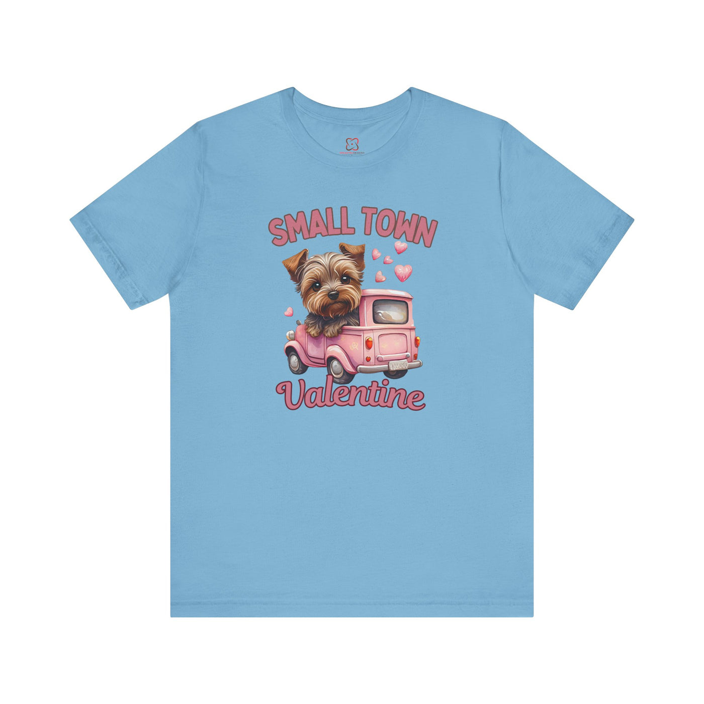 Small Town Valentine's Day T-Shirt - Cozy & Nostalgic Love