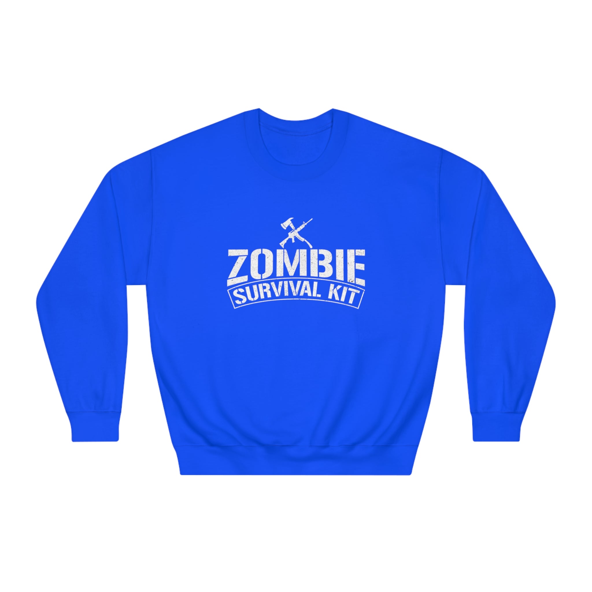 Undead Apocalypse Survival Crewneck Sweatshirt - Zombie Slayer Gear