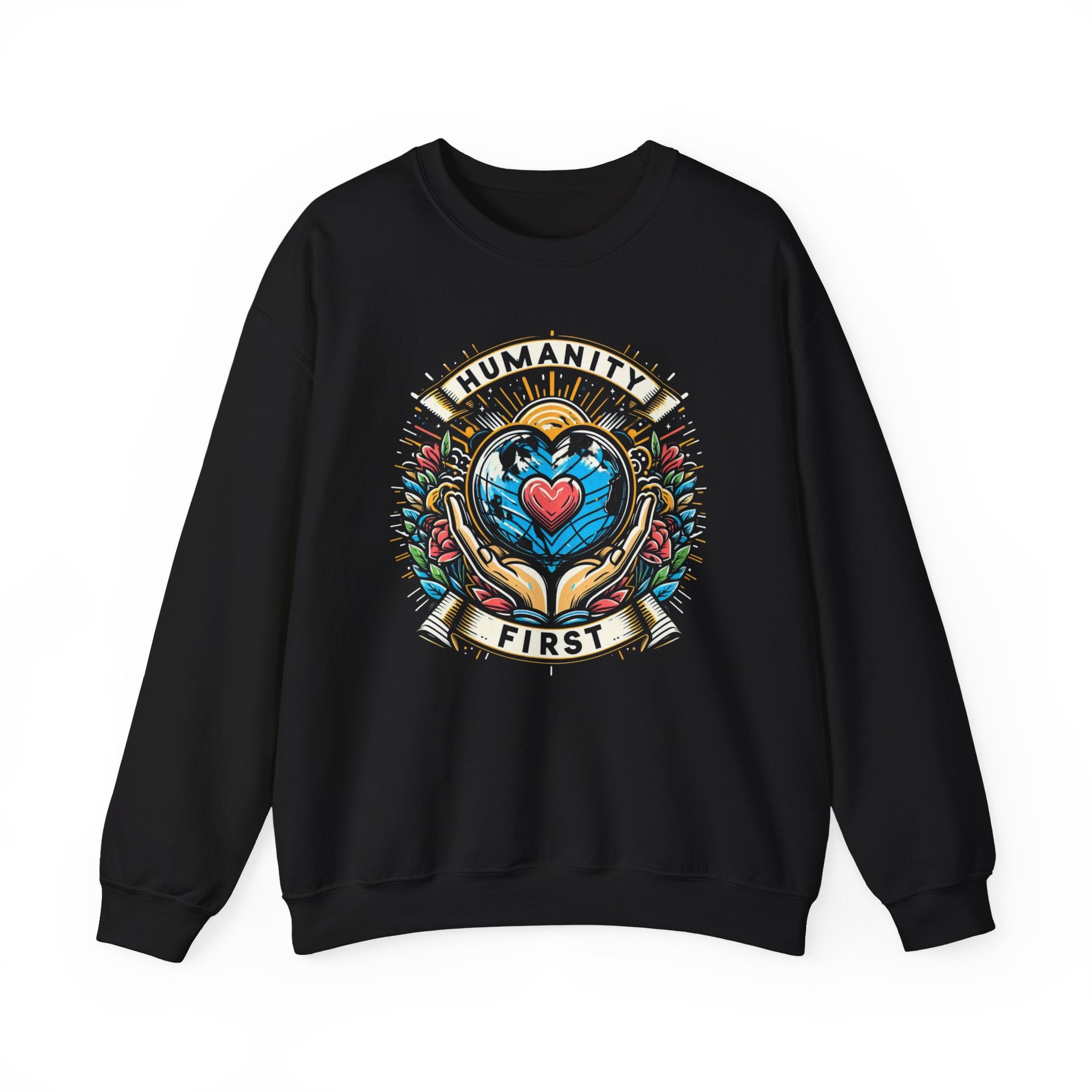 Empathy Elevated: Humanity First Sweatshirt