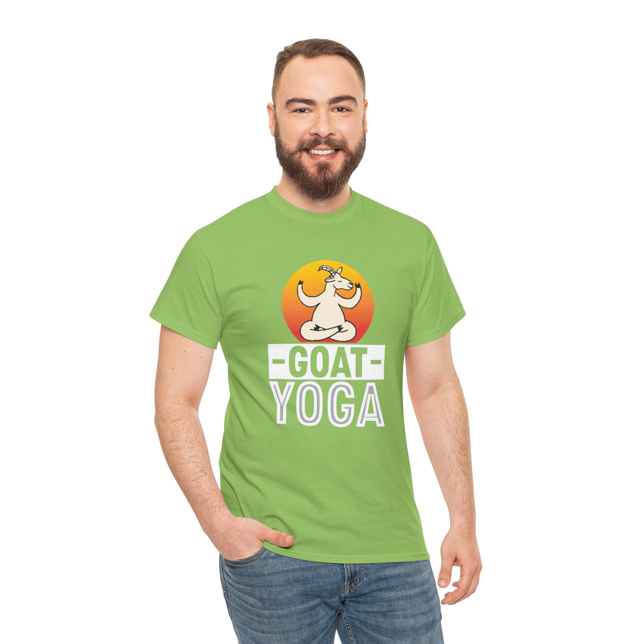 Goat Yoga T-Shirt - Cute Goat Pose Tee for Goat Lovers - Comfort Colors Shirt