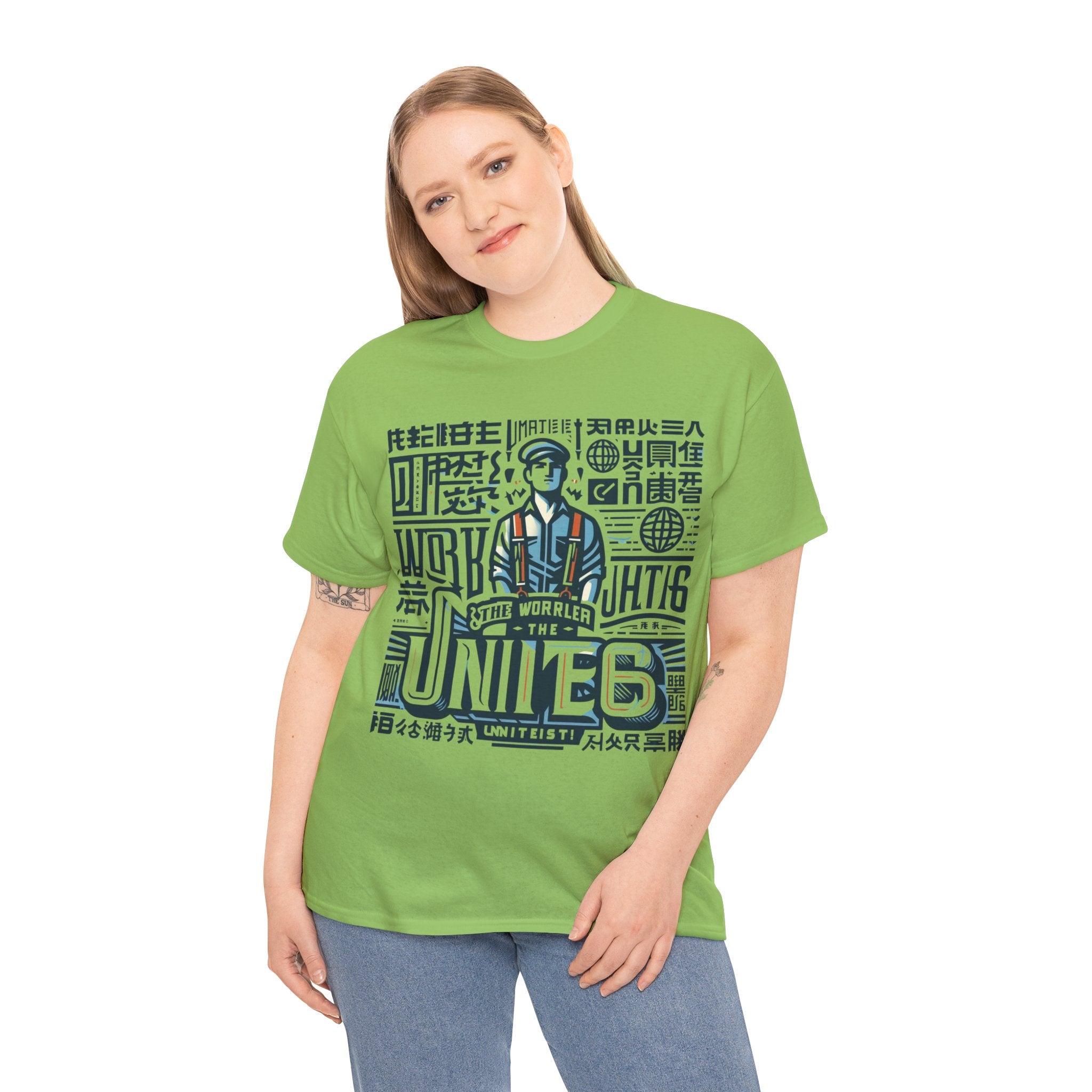 Workers of the World, Unite" Multilingual T-shirt | Solidarity Tee in Multiple Languages