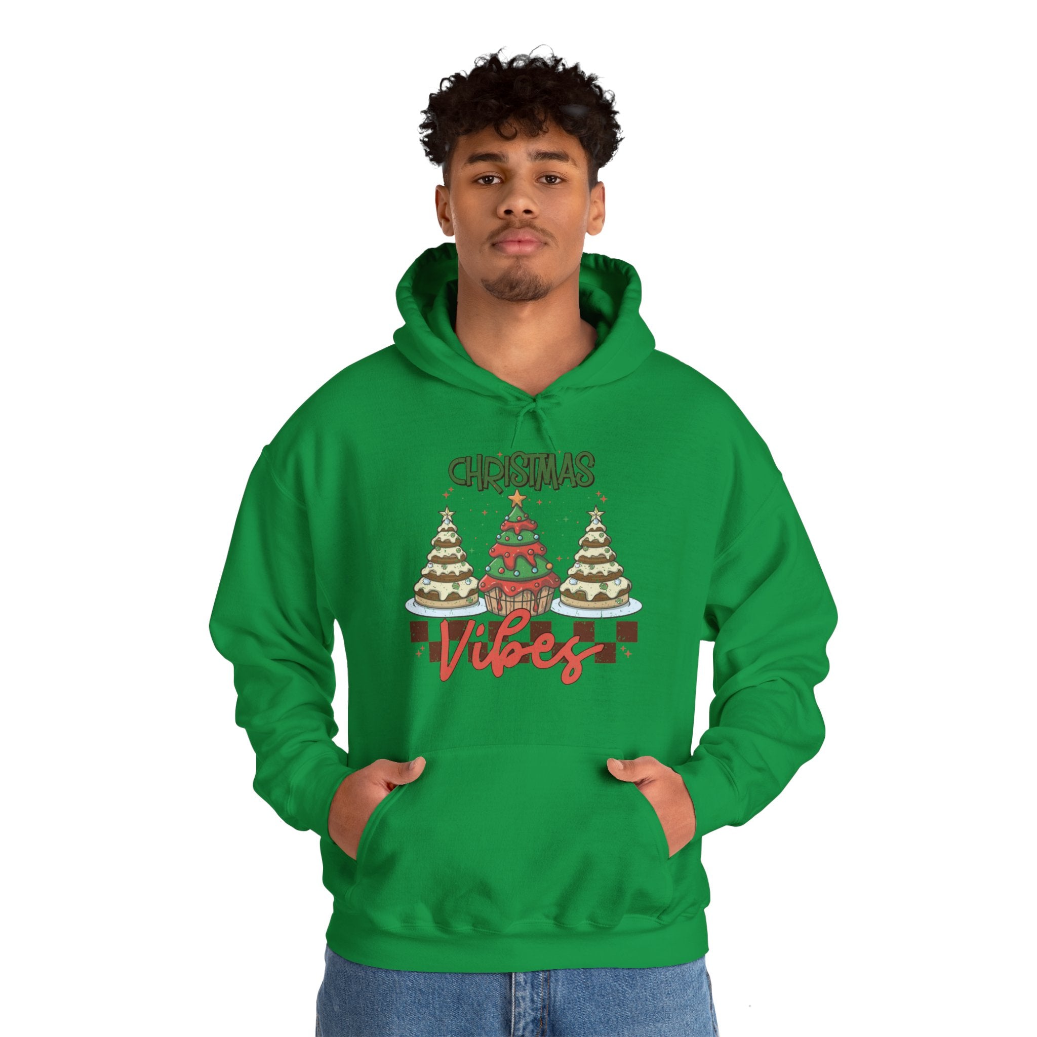 Cozy Christmas Vibes Hoodie: Spread Holiday Cheer in Style