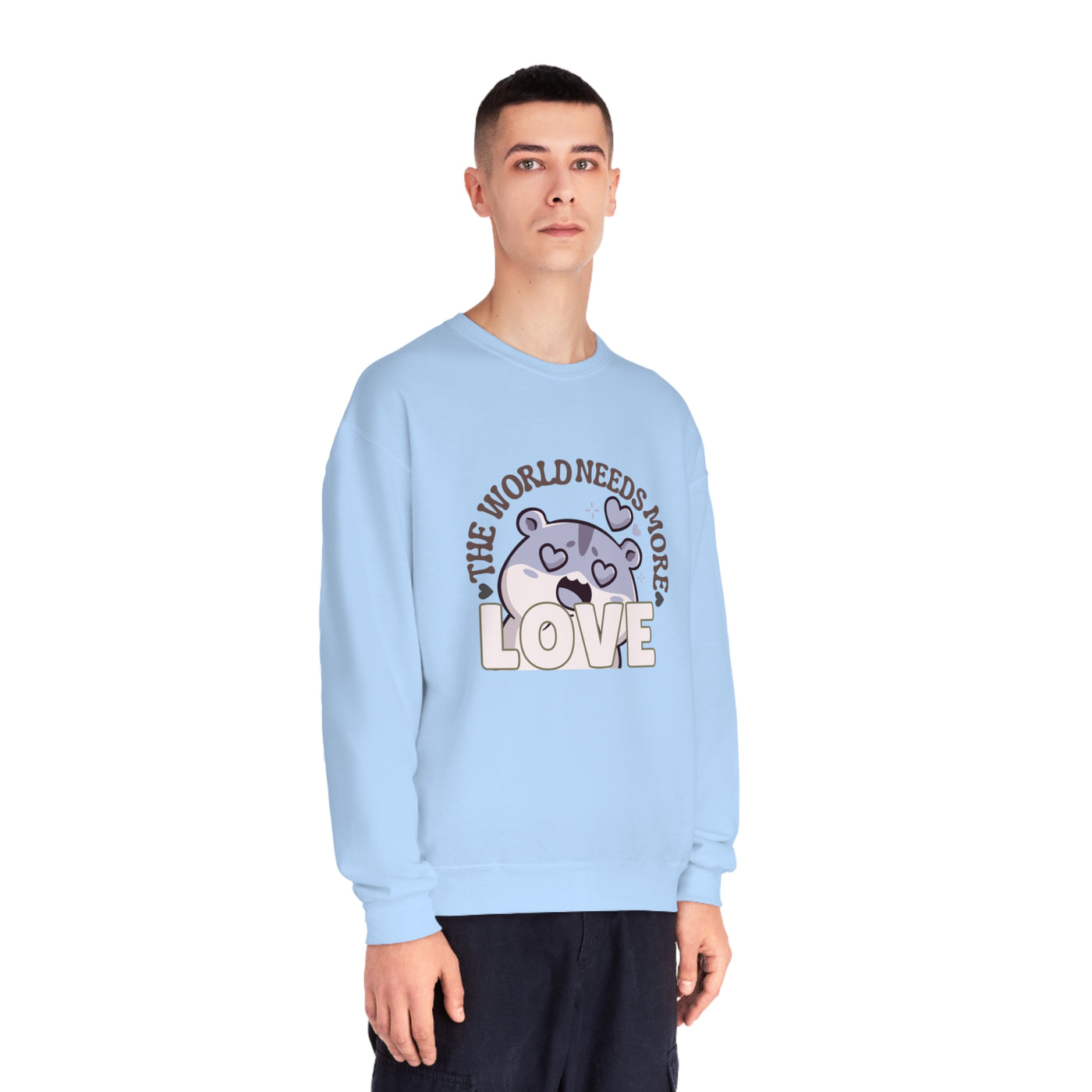 The World Needs More Love Valentine's Day Sweatshirt - Spread Love & Positivity