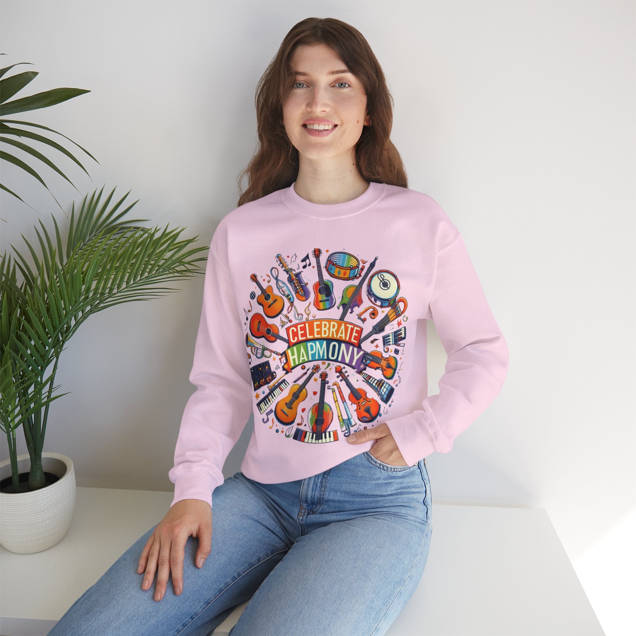 Celebrate Harmony Sweatshirt: Embrace Comfort and Style in Every Stitch