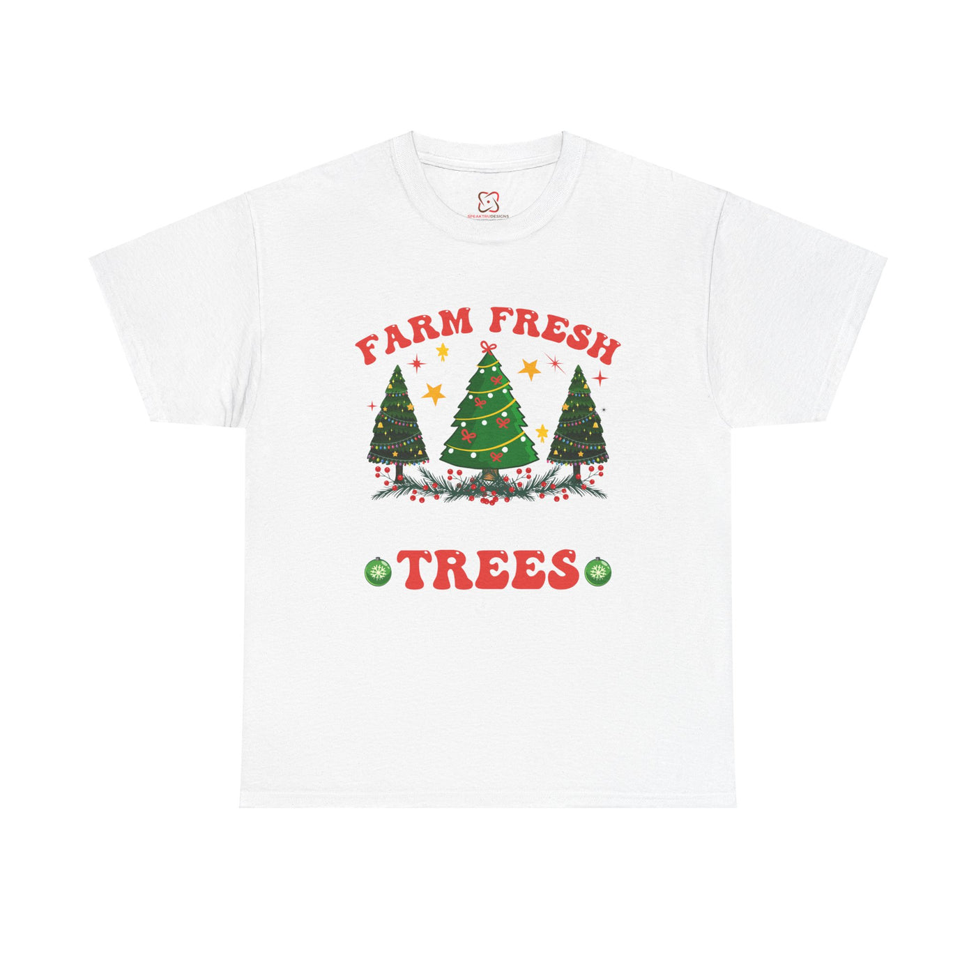 Rustic Farm Fresh Christmas Trees T-Shirt: Holiday Cheer Collection