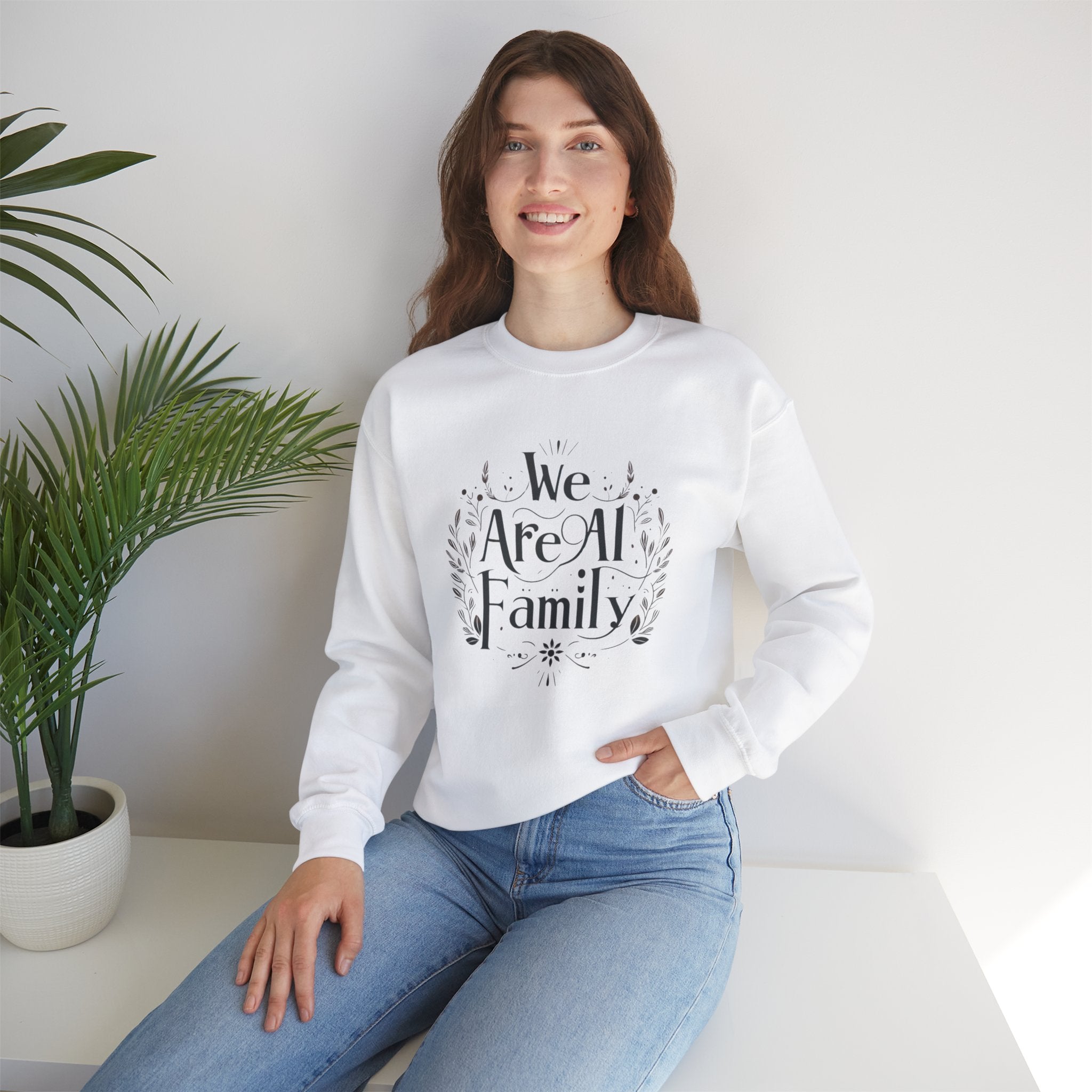 Unity Embodied: 'We Are All One Family' Sweatshirt