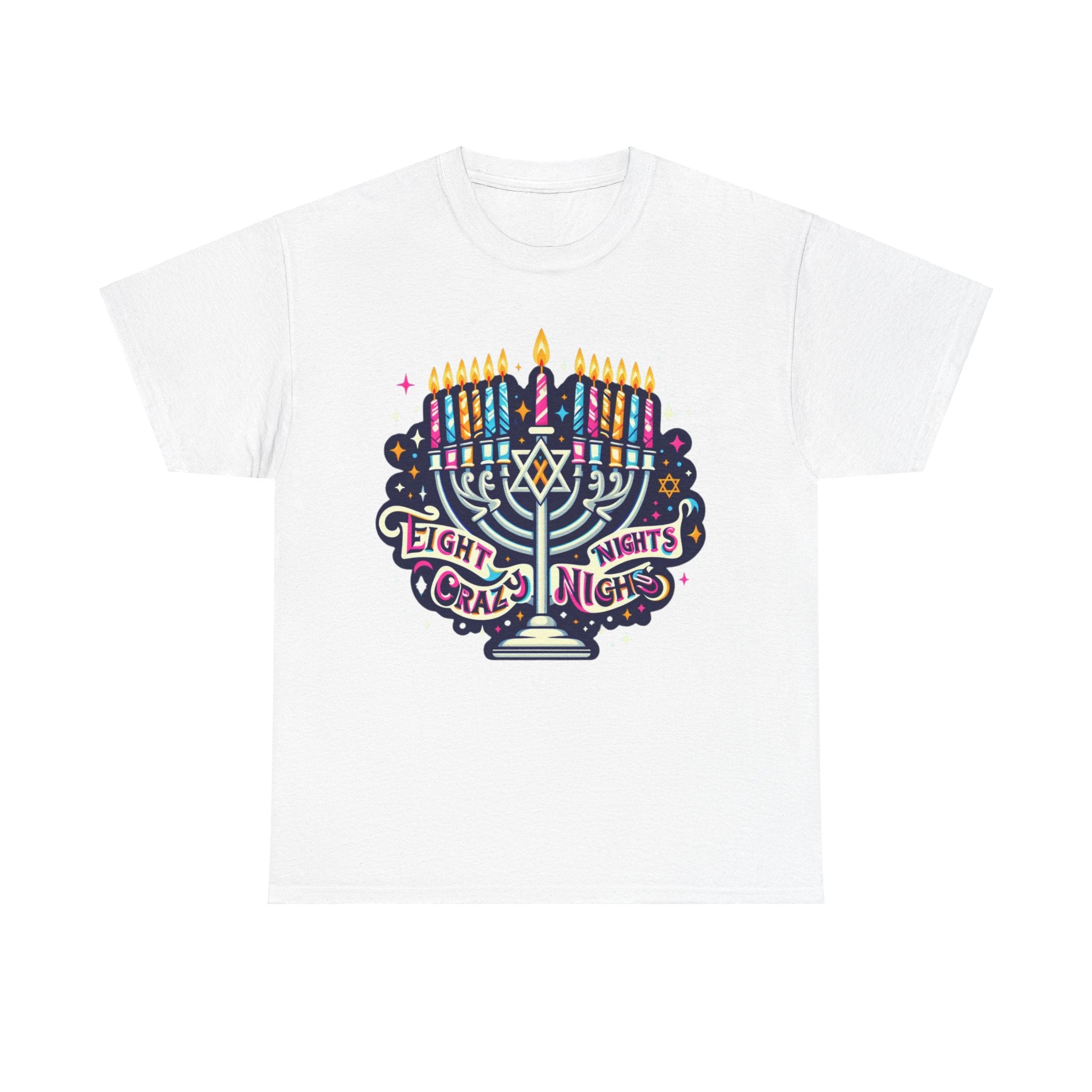 Eight Crazy Nights Hanukkah T-Shirt: Celebrate the Festival of Lights in Style