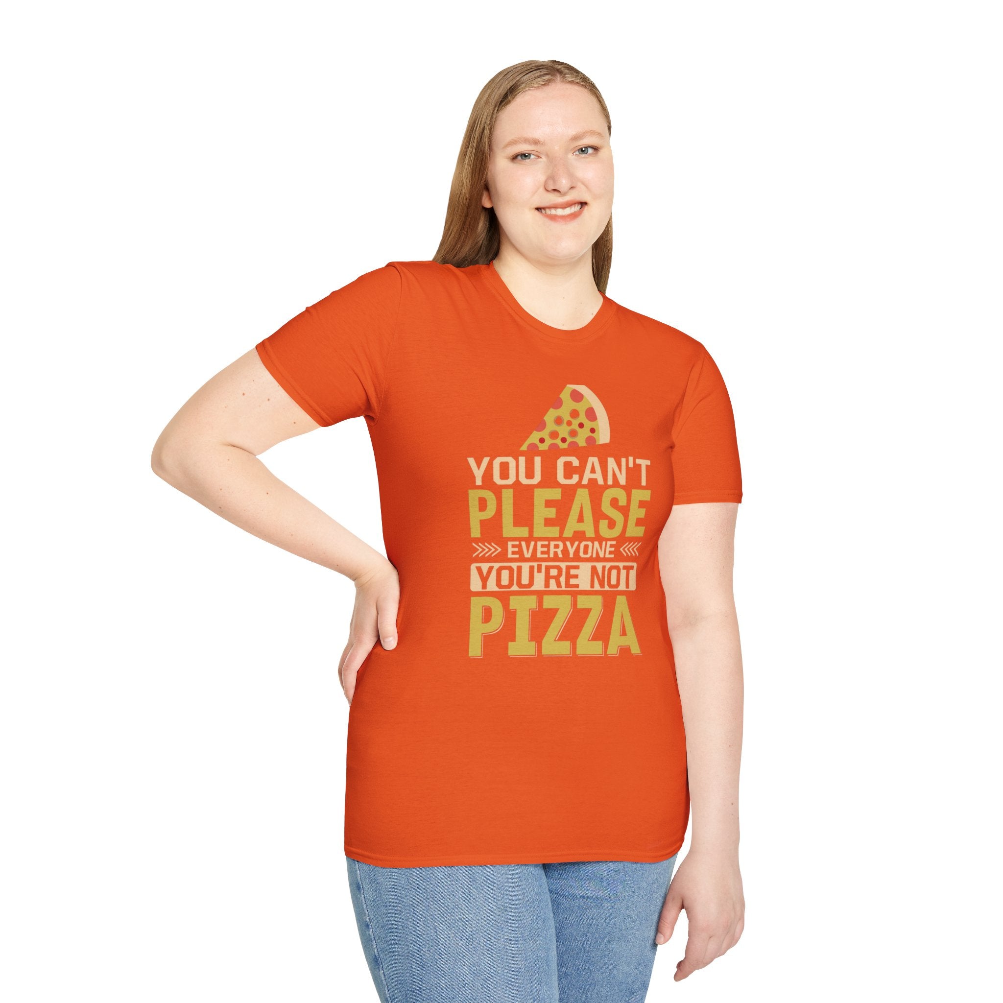 Funny 'You Can't Please Everyone Tee: Quirky Pizza Lover T-Shirt