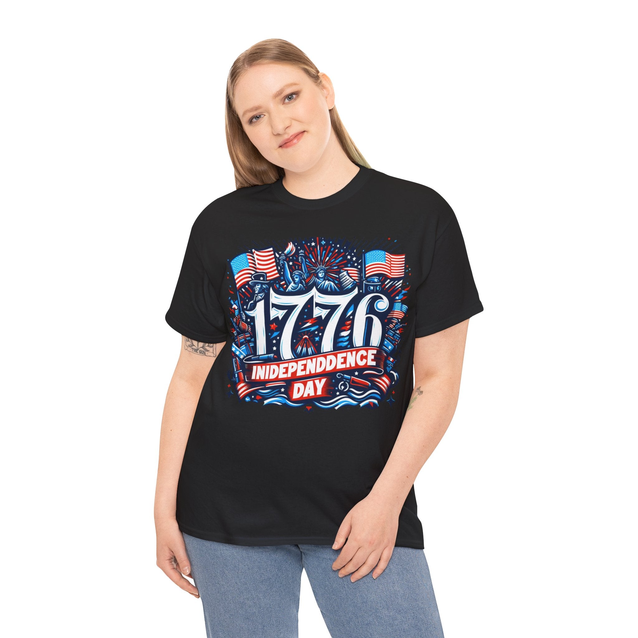 Liberty's Legacy: 1776 Independence Day T-Shirt – Patriotic American Tee