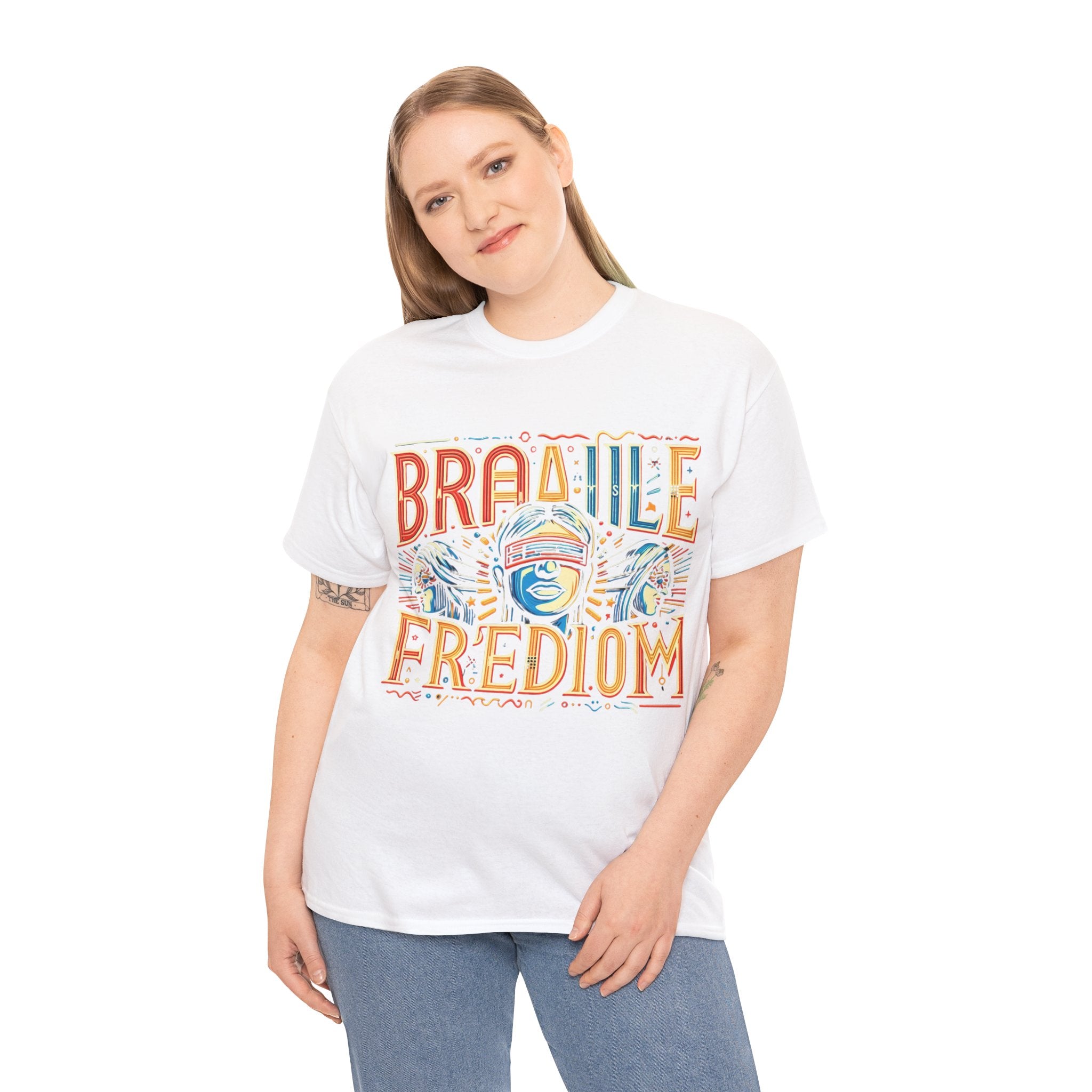 Empowerment in Braille: Braille is Freedom T-Shirt