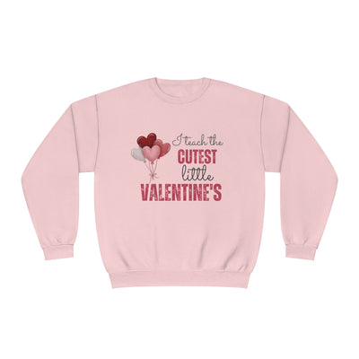 I Teach the Cutest Little Valentines Teacher Sweatshirt - Valentine's Day Gift