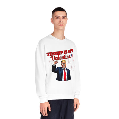 Trump Is My Valentine Sweatshirt – Funny Political Valentine’s Day Apparel, Cozy & Stylish Statement Piece