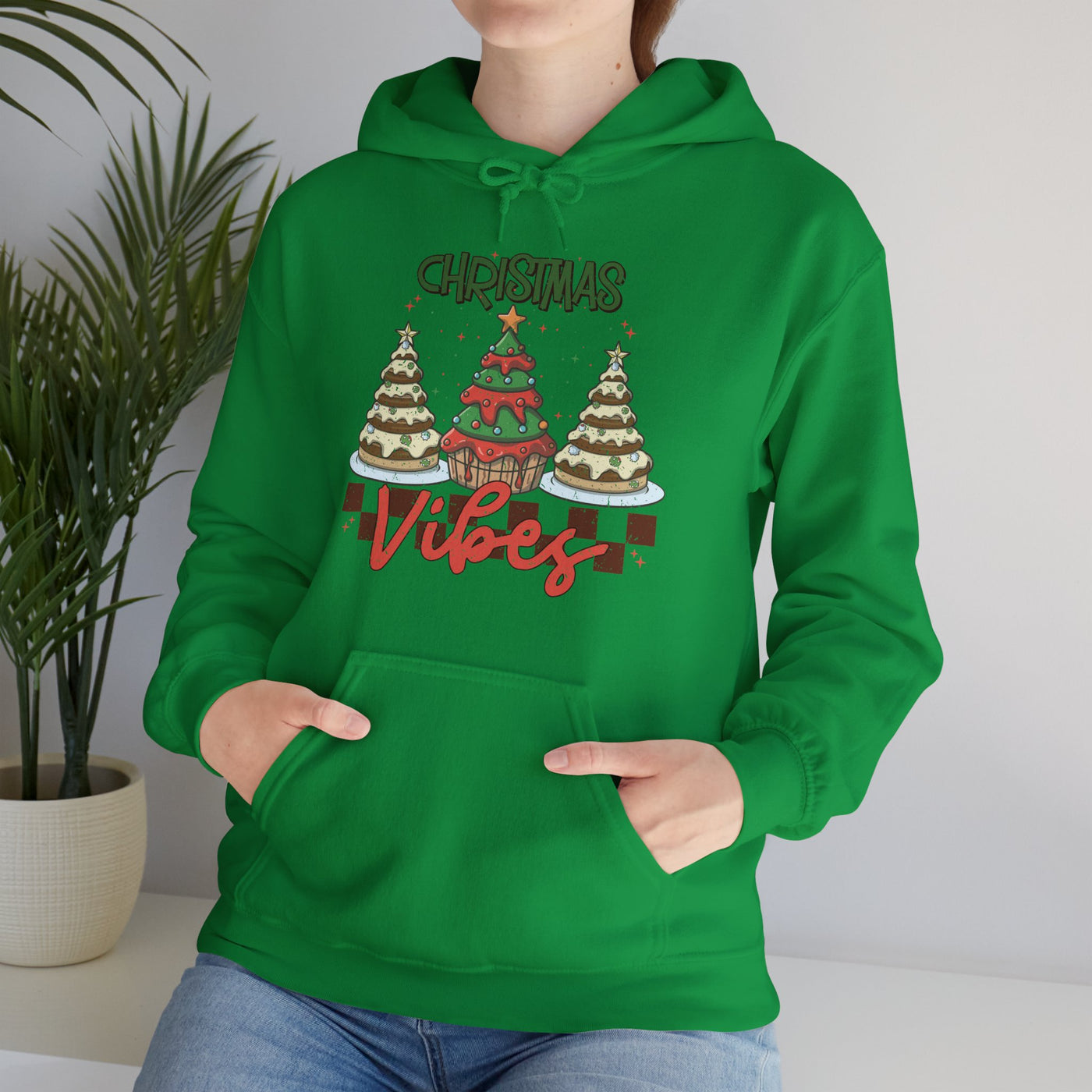 Cozy Christmas Vibes Hoodie: Spread Holiday Cheer in Style