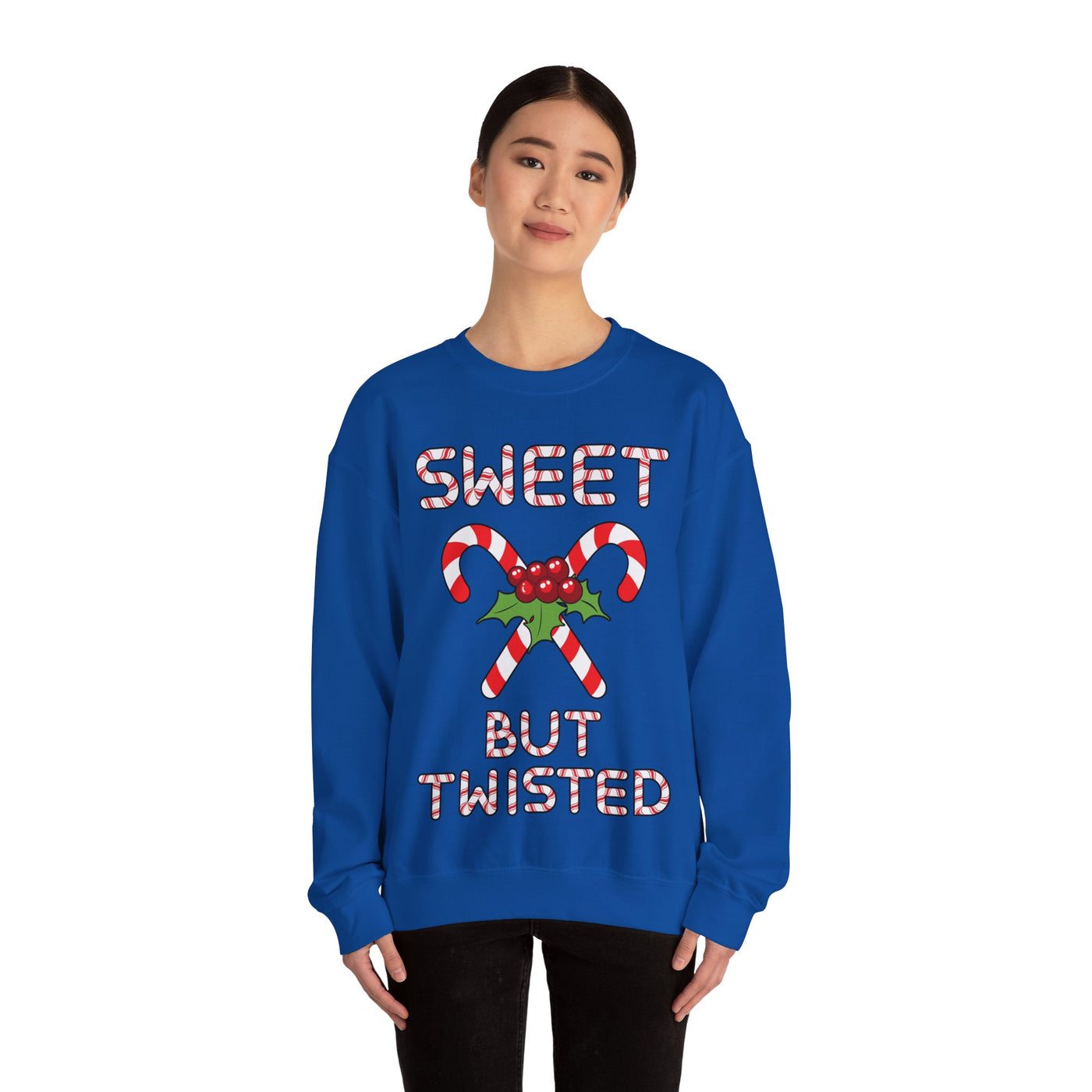 Sweet & Twisted Christmas Sweatshirt: Festive Fun for the Holidays!