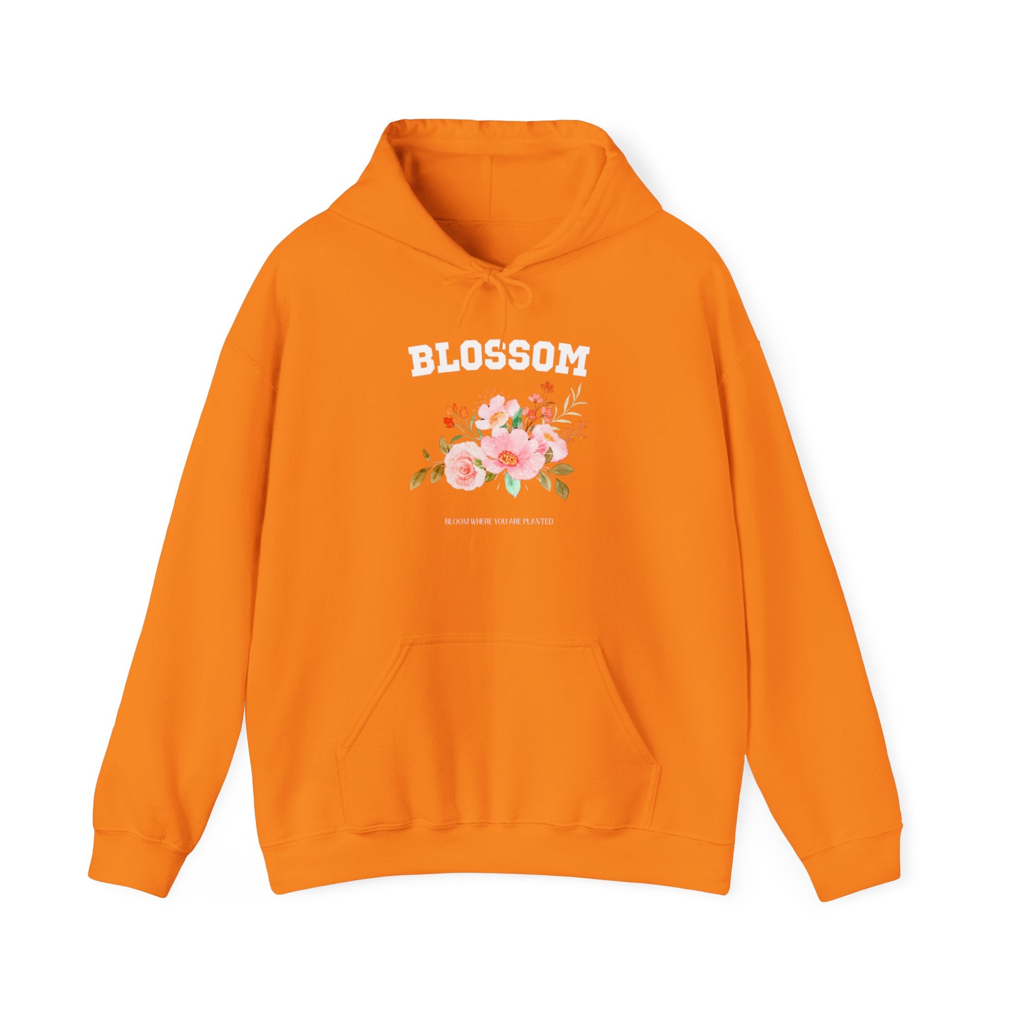 Enchanting Blossom Flower Hoodie - Cozy Floral Elegance for All Seasons, Floral Fashion, Blossom Beauty, Artistic Apparel