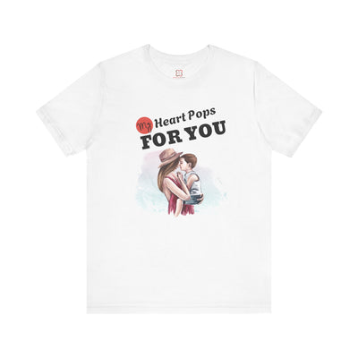 My Heart Pops for You Valentine's Day T-Shirt - Cute & Playful Graphic Tee