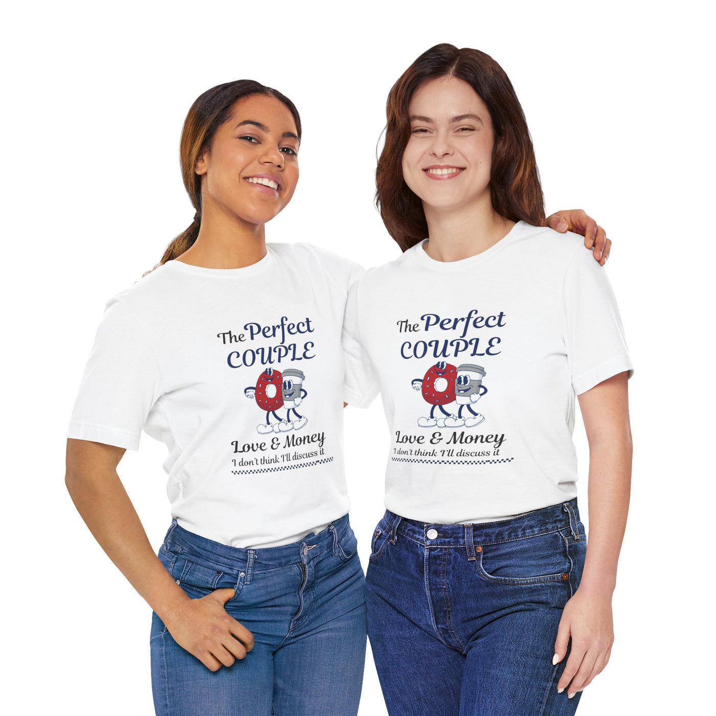 The Perfect Couple 'Love & Money' Valentine's Day T-Shirts - His & Hers Matching Set