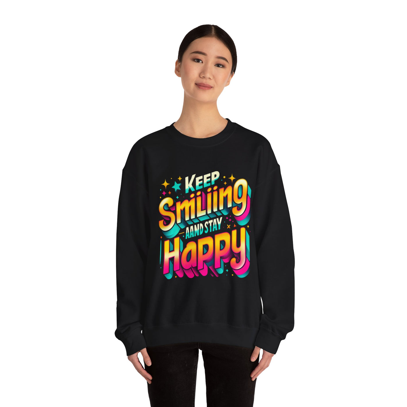 Radiate Joy Sweatshirt: Spread Positivity, One Smile at a Time