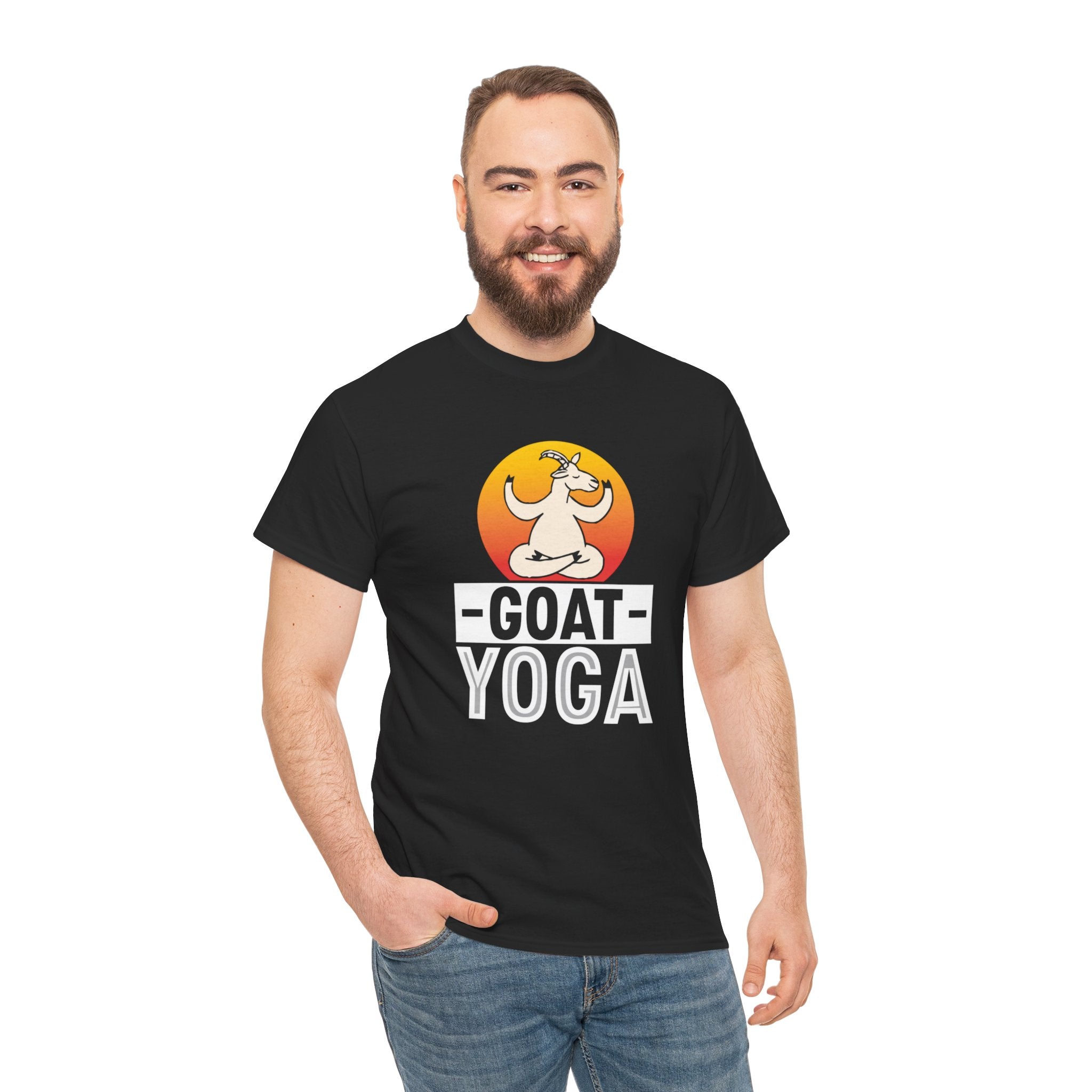 Goat Yoga T-Shirt - Cute Goat Pose Tee for Goat Lovers - Comfort Colors Shirt