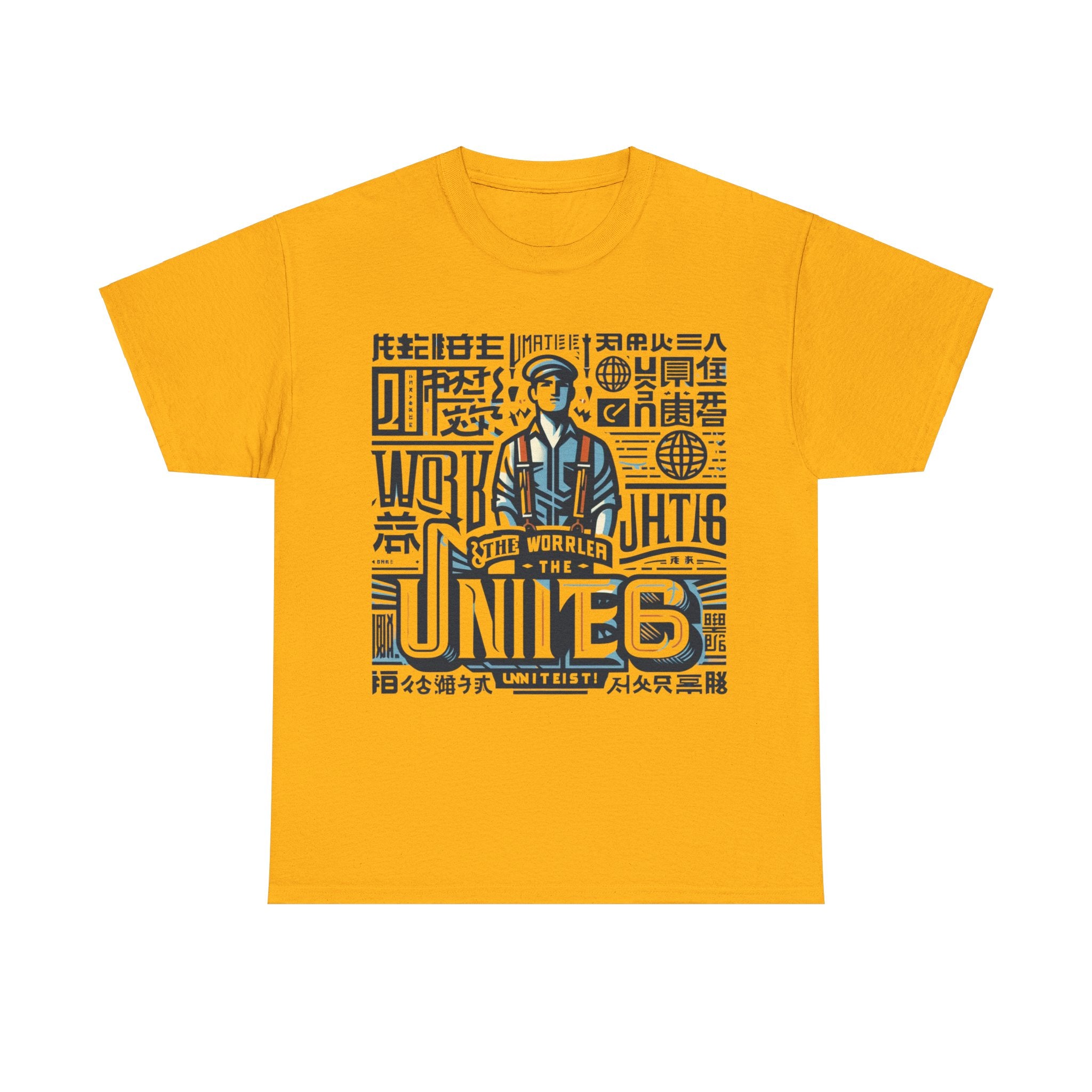 Workers of the World, Unite" Multilingual T-shirt | Solidarity Tee in Multiple Languages