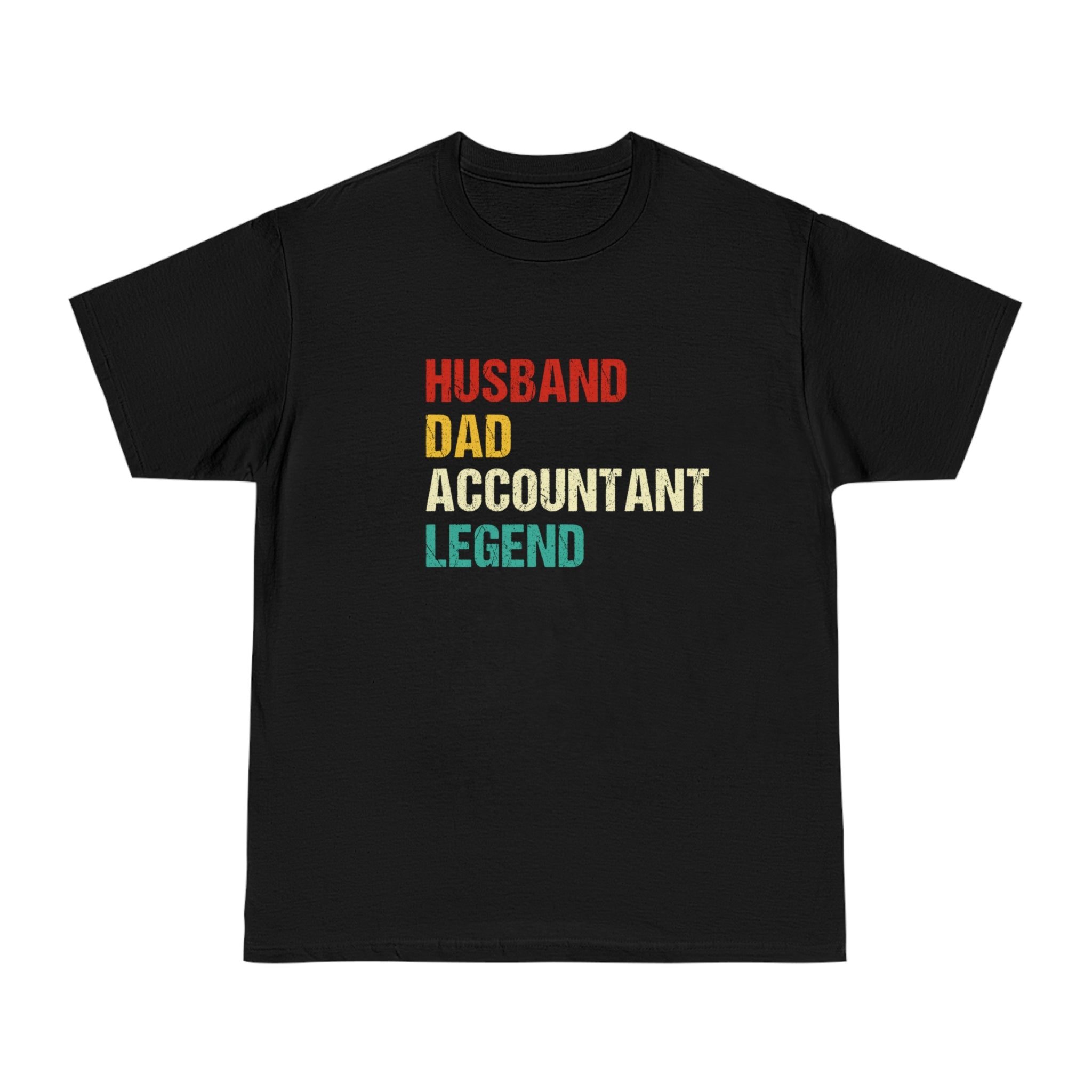 Husband, Dad and Vintage Accountant Legend Shirt - Retro Father's Day Gift Tee for Dad