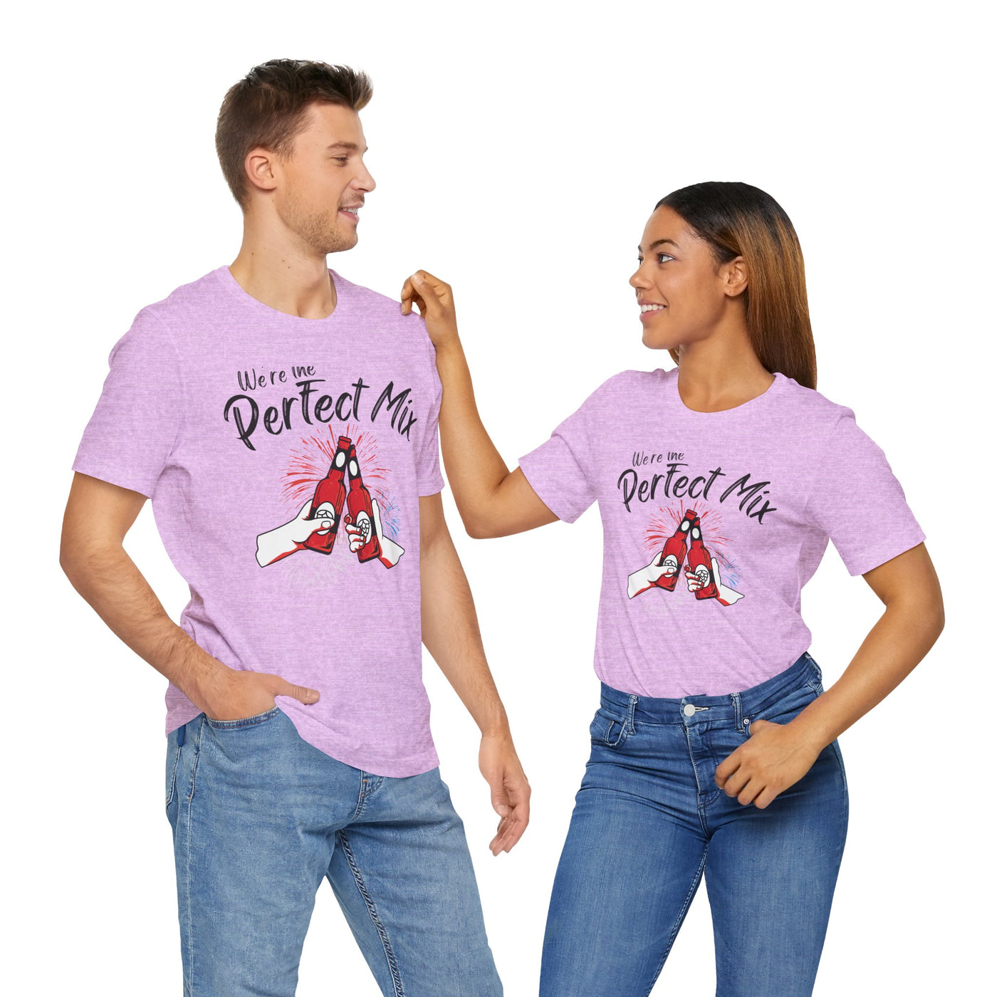 We're the Perfect Mix Valentine's Day T-Shirt - Cute Couples Tee