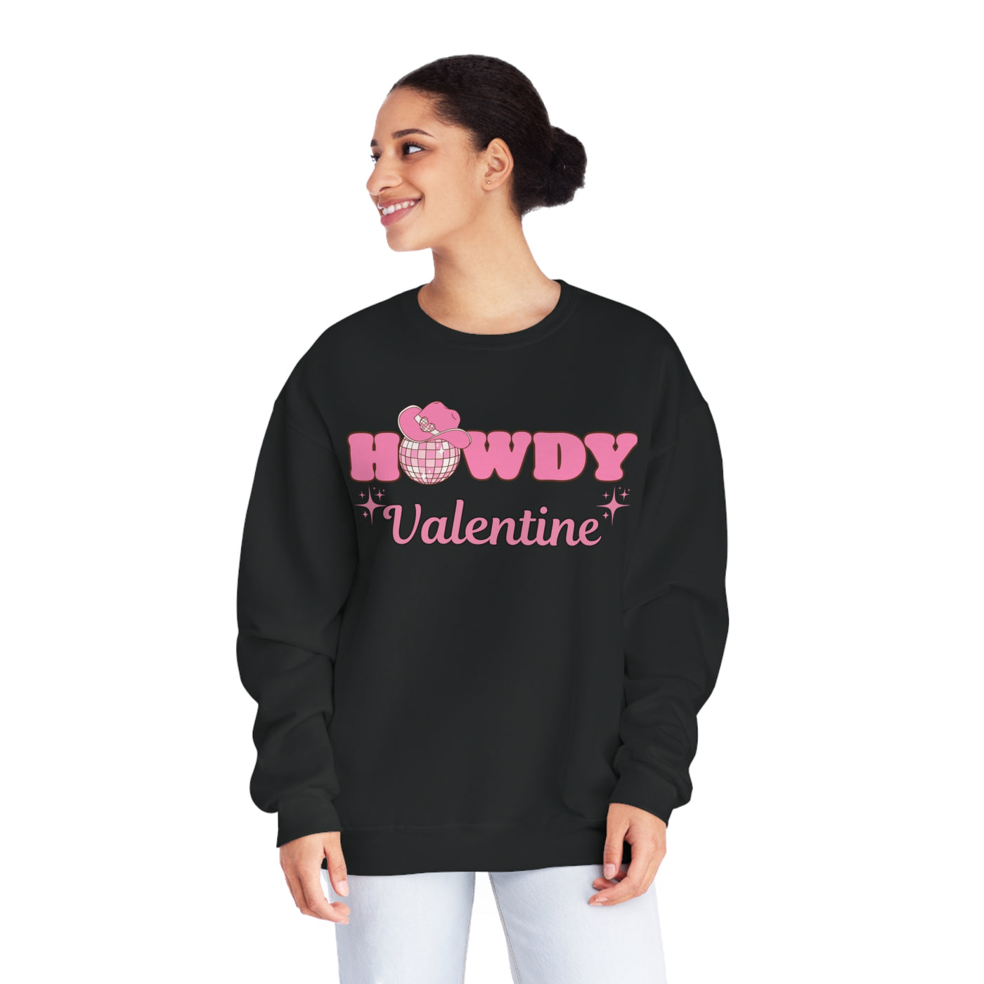 Howdy Valentine Sweatshirt - Cute Western-Themed Valentine's Day Sweatshirt