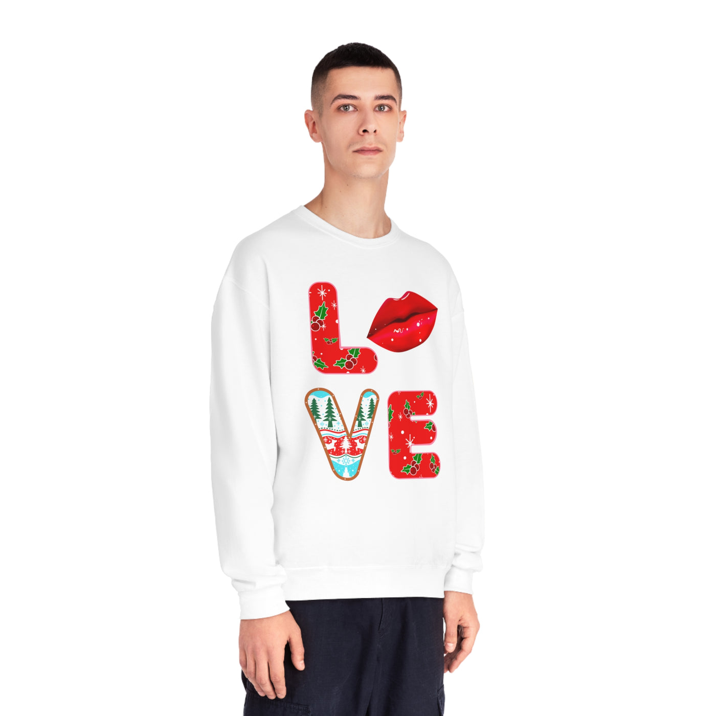 Love Valentine's Day Sweatshirt - Cozy & Romantic Crewneck for Couples