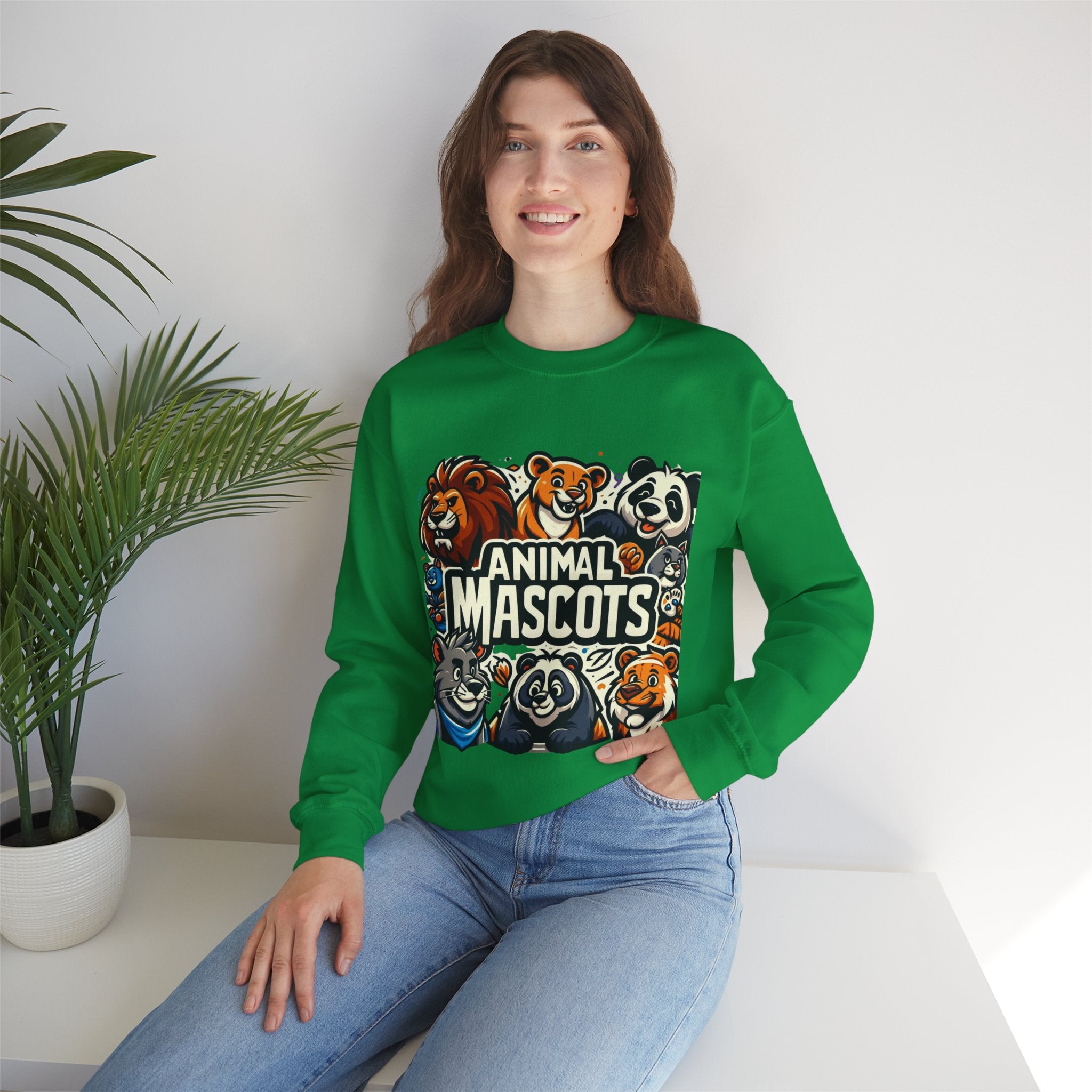 Wild Spirit Animal Mascots Sweatshirt: Embrace Nature's Essence in Style