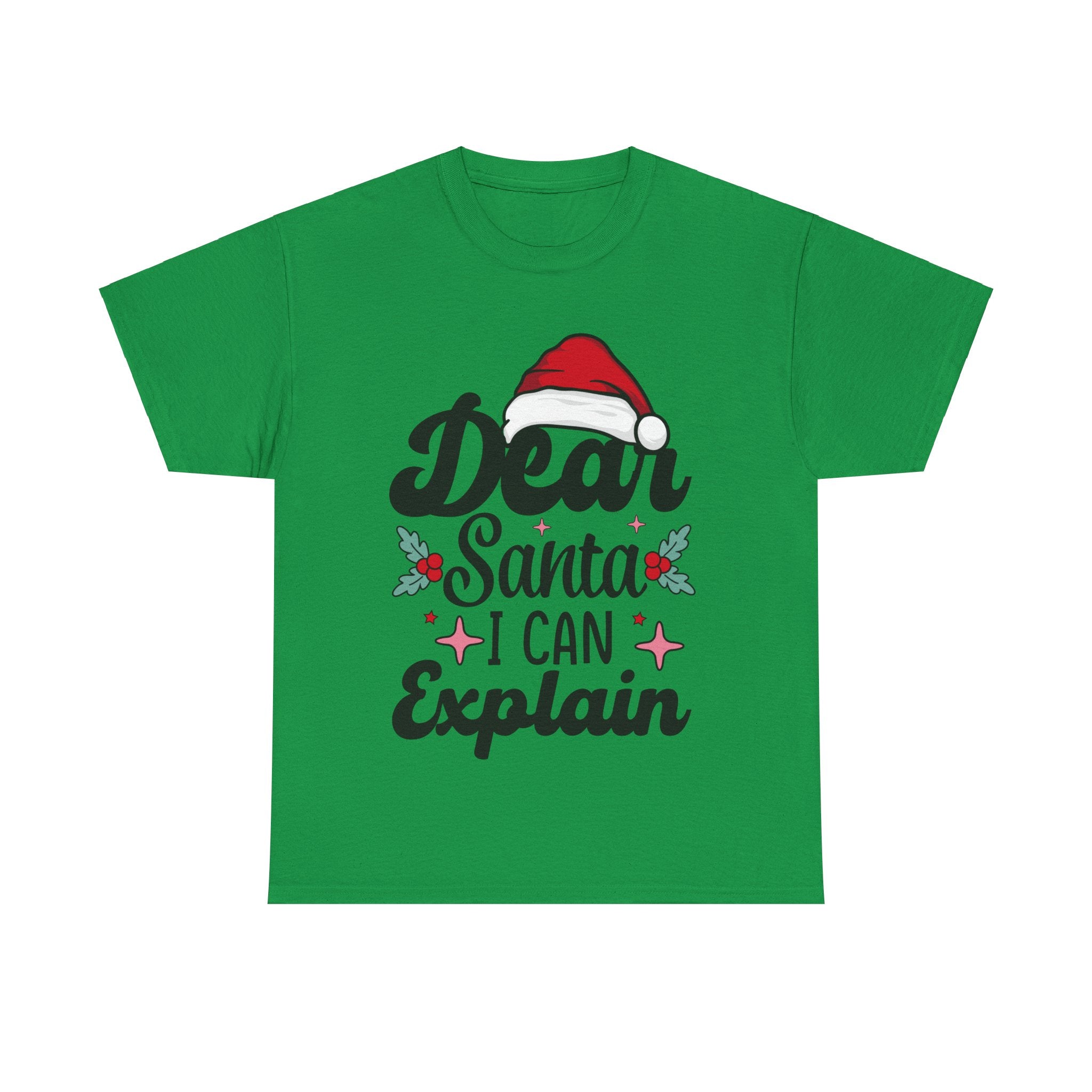 Funny 'Dear Santa, I Can Explain' Christmas T-Shirt