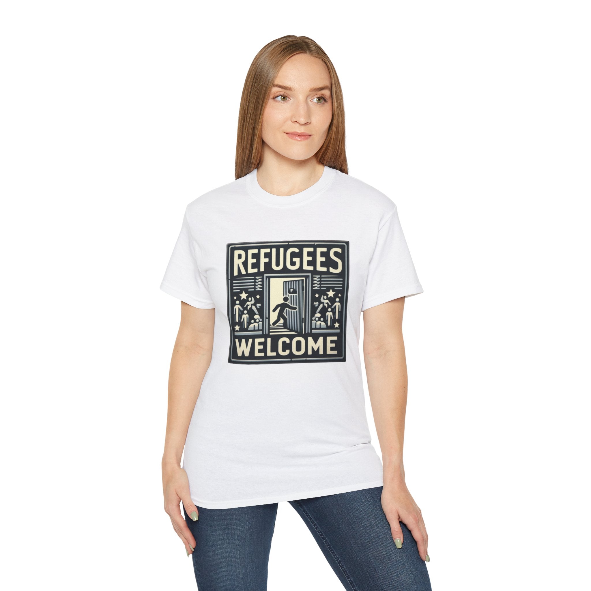 Empathy in Action: Refugee Welcome T-Shirt - Wear Your Support Proudly