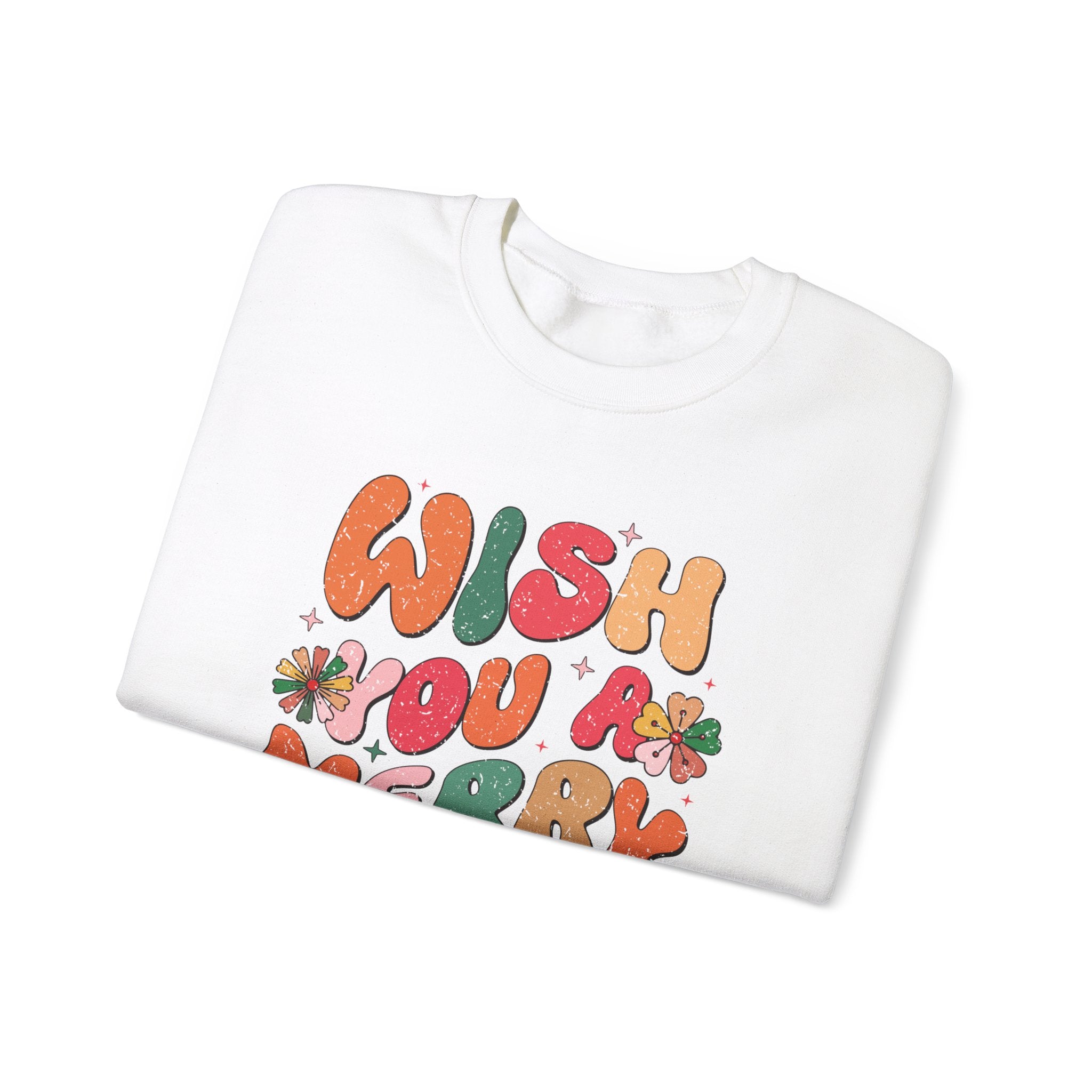 Cozy Christmas Wishes Sweatshirt: Spread Holiday Cheer in Style!