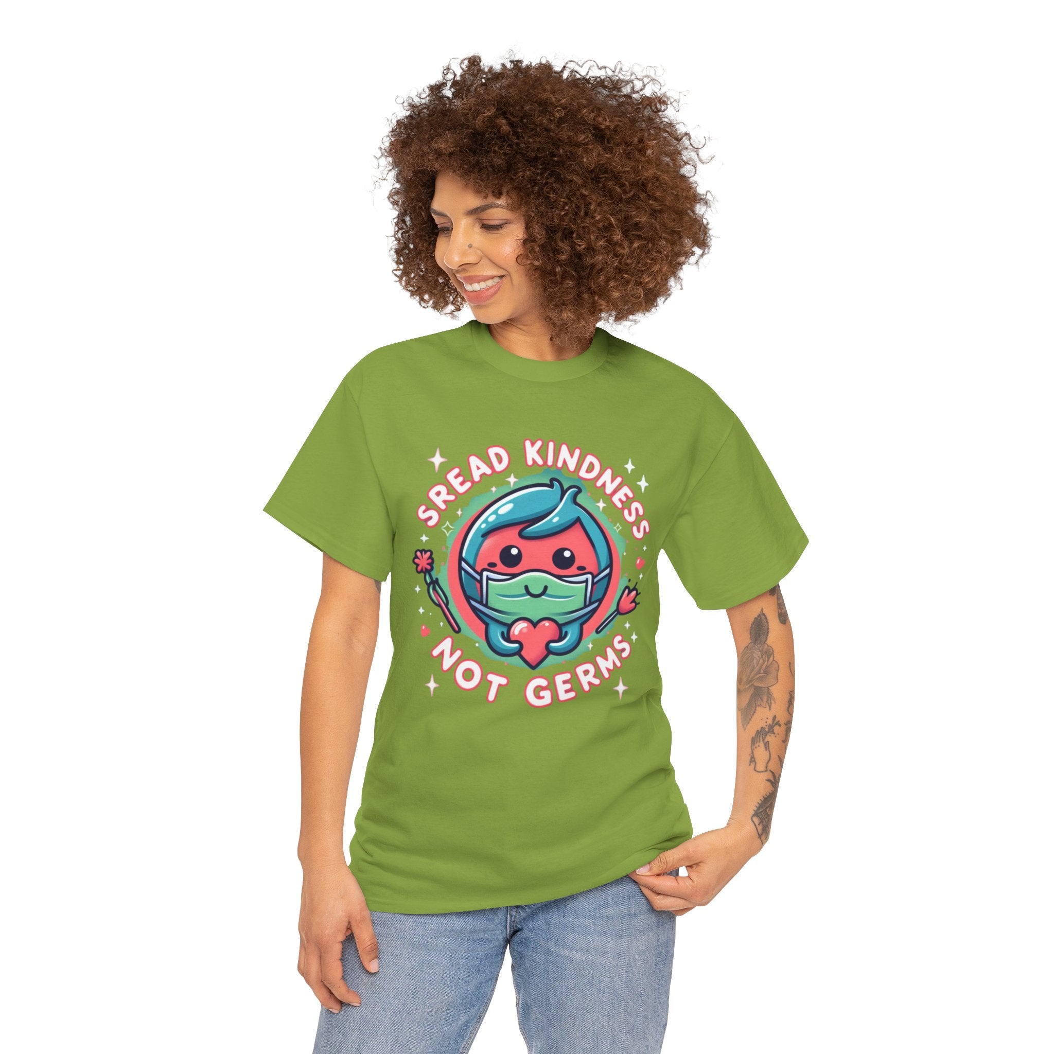 Spread Kindness, Not Germs T-Shirt: Inspire Positivity Everywhere You Go