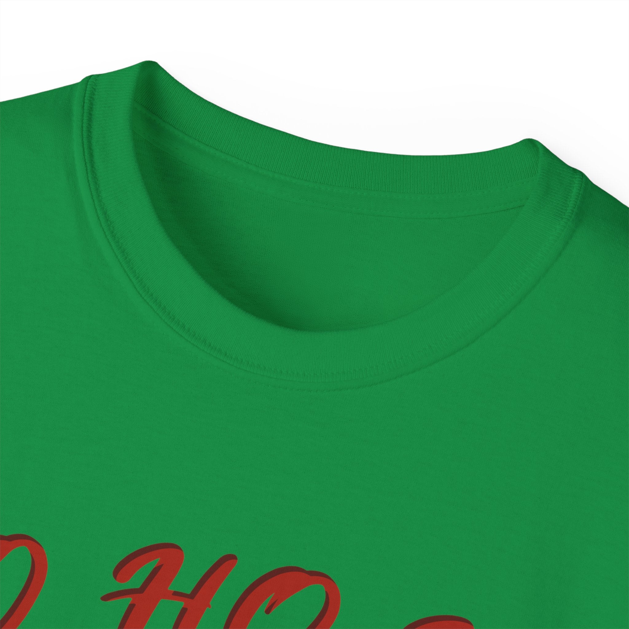 Festive 'Ho Ho Ho' Christmas T-Shirt - Spread Holiday Cheer