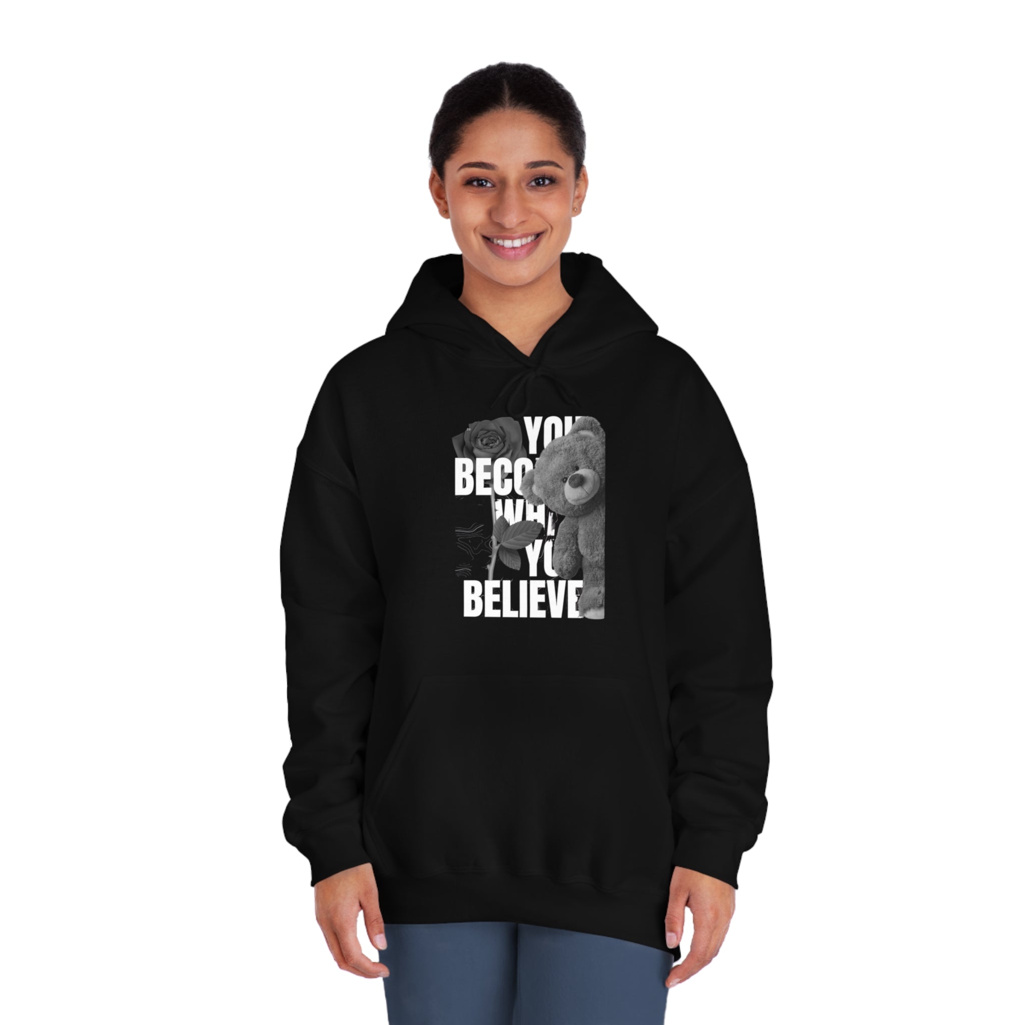 You Become What You Believe' Hoodie - Inspiring Confidence and Style, Empowerment Fashion, Believe In Yourself