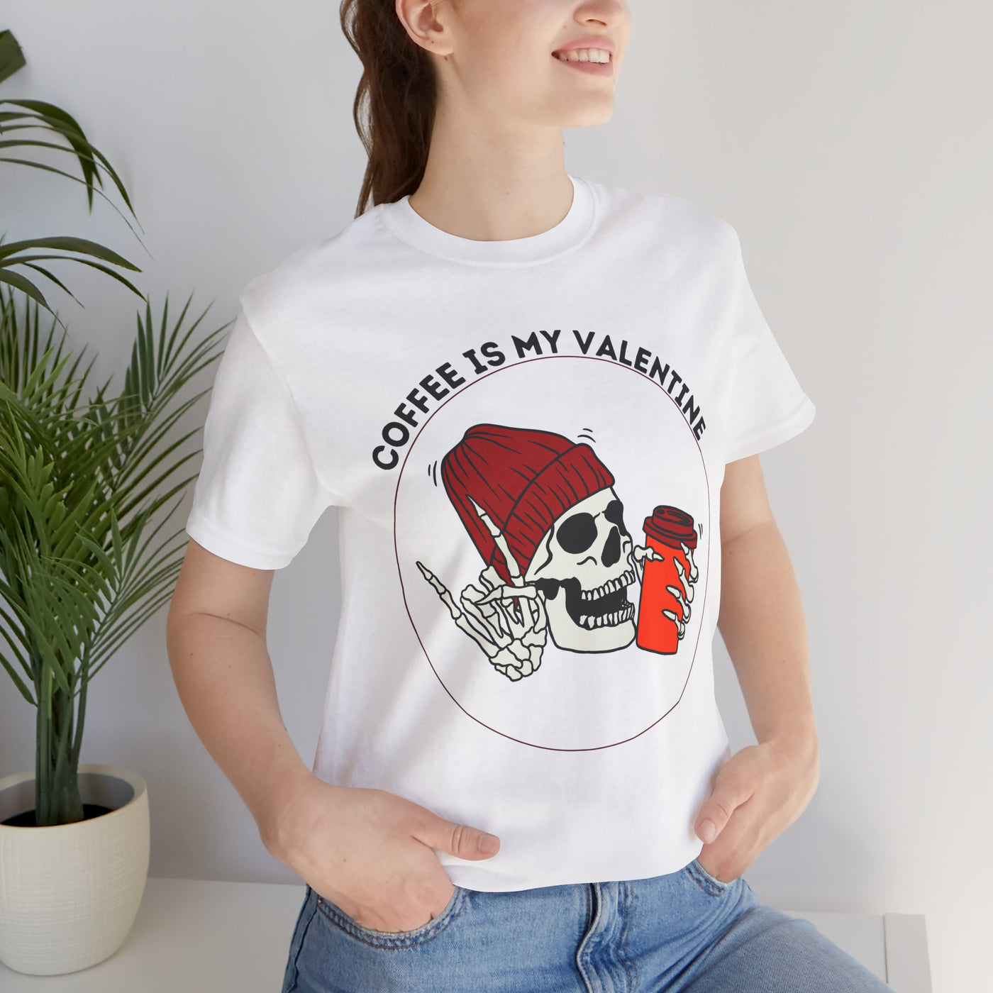 Coffee is My Valentine: Funny Valentine's Day T-Shirt for Coffee Lovers