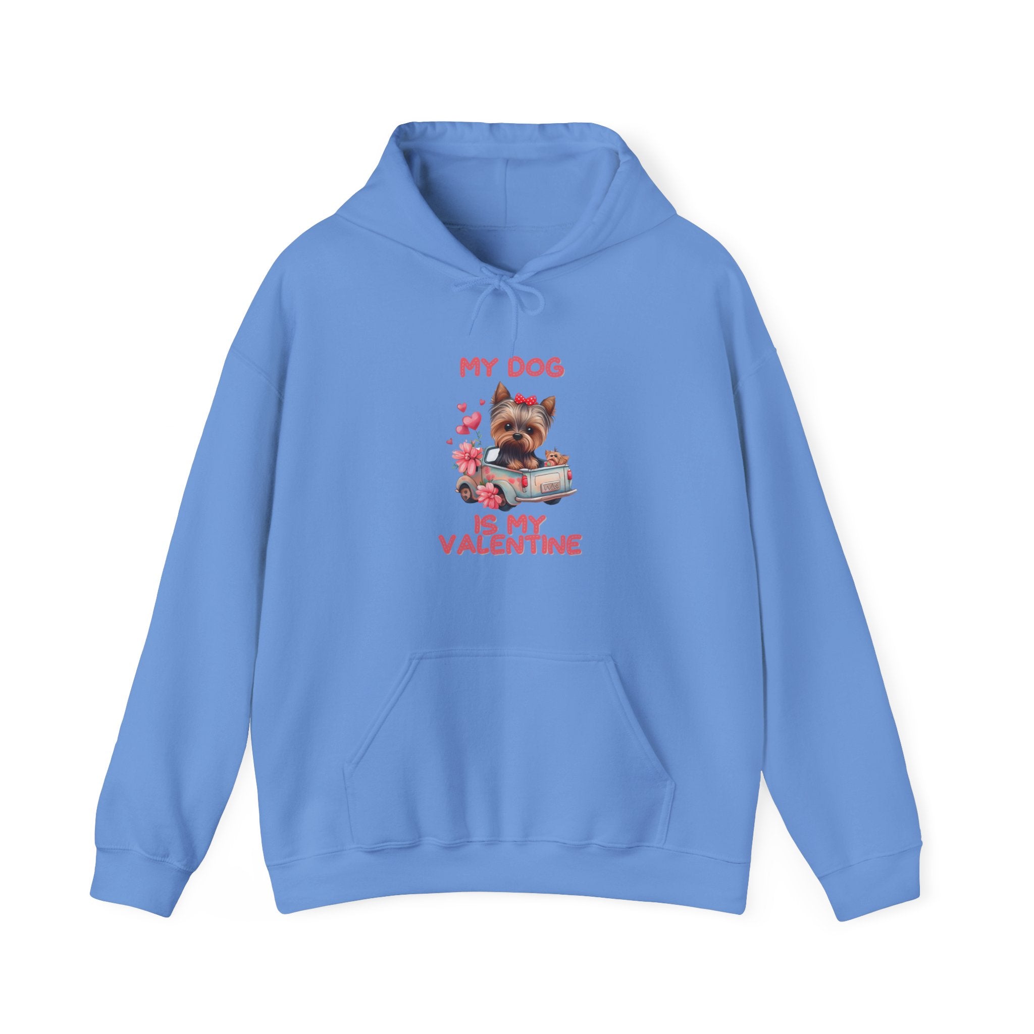 My Dog is My Valentine Hoodie – Cozy & Stylish Pet Lover's Apparel for Valentine's Day