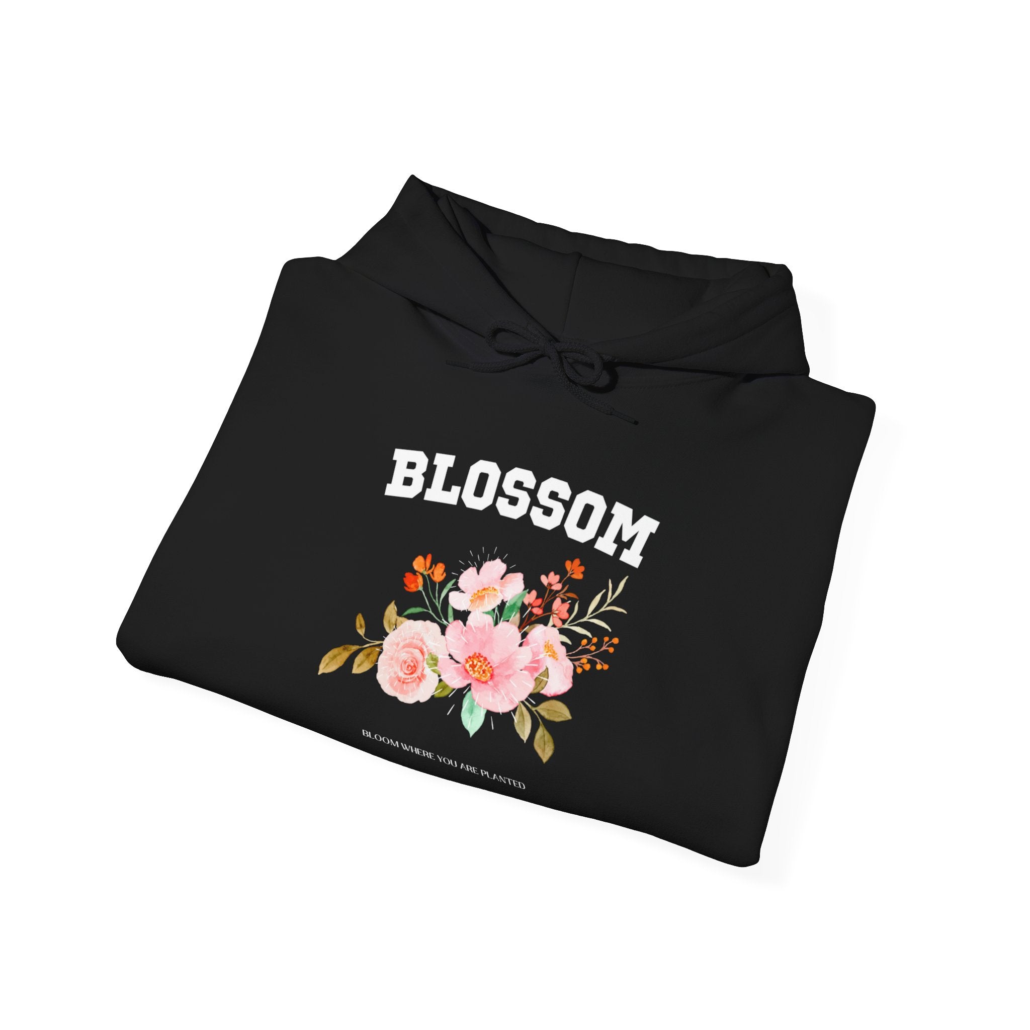 Enchanting Blossom Flower Hoodie - Cozy Floral Elegance for All Seasons, Floral Fashion, Blossom Beauty, Artistic Apparel