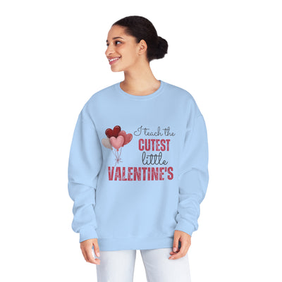 I Teach the Cutest Little Valentines Teacher Sweatshirt - Valentine's Day Gift