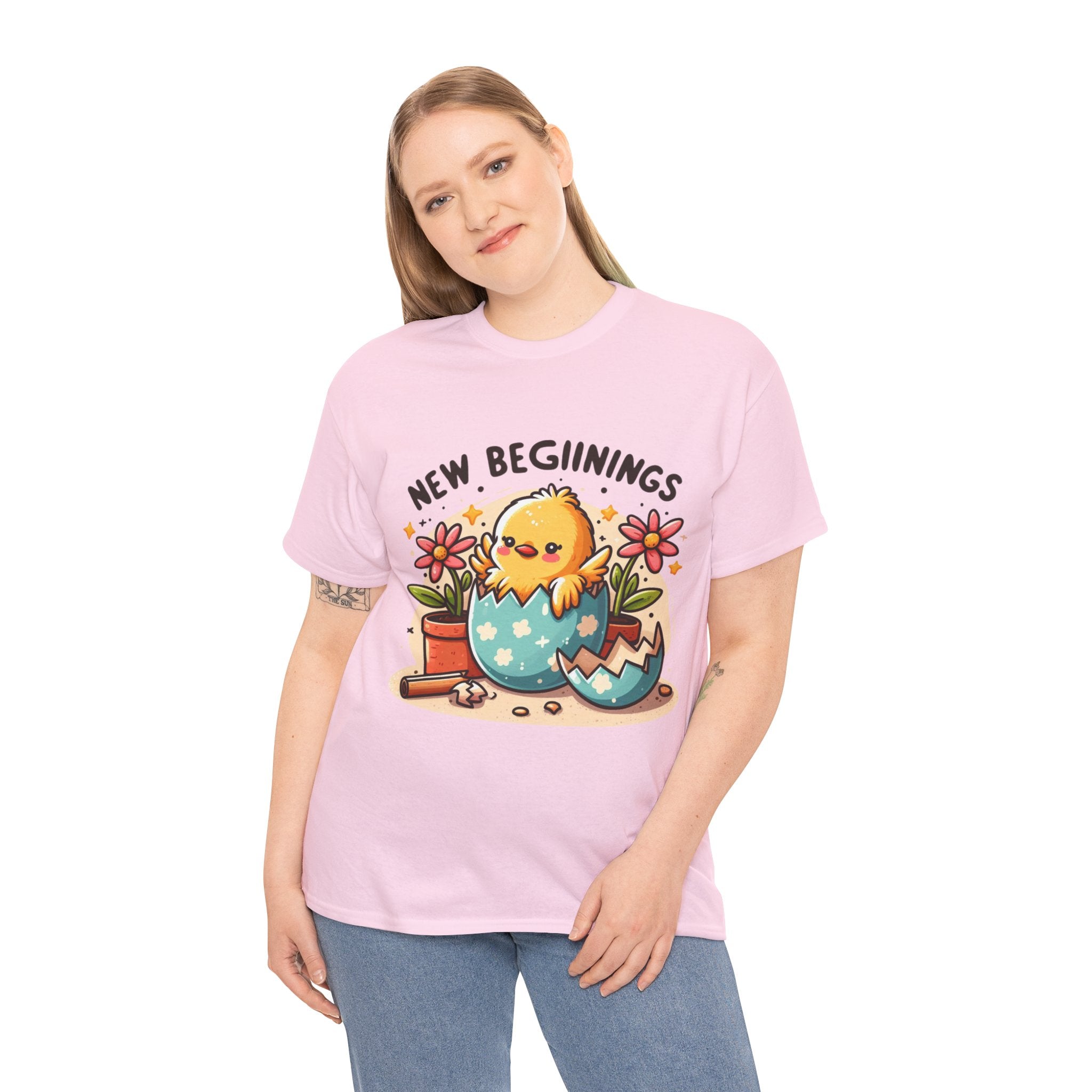 Easter Bliss: New Beginnings T-shirt for Celebrating the Resurrection