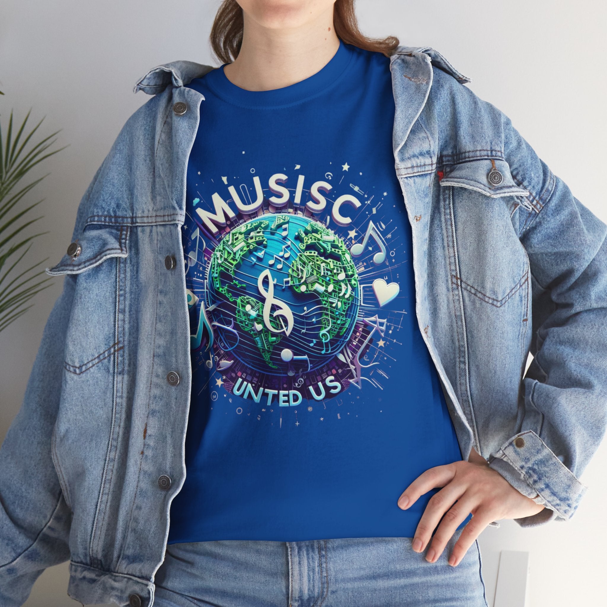 Harmony in Threads: Music Unite Us T-Shirt - Uniting Melodies in Style