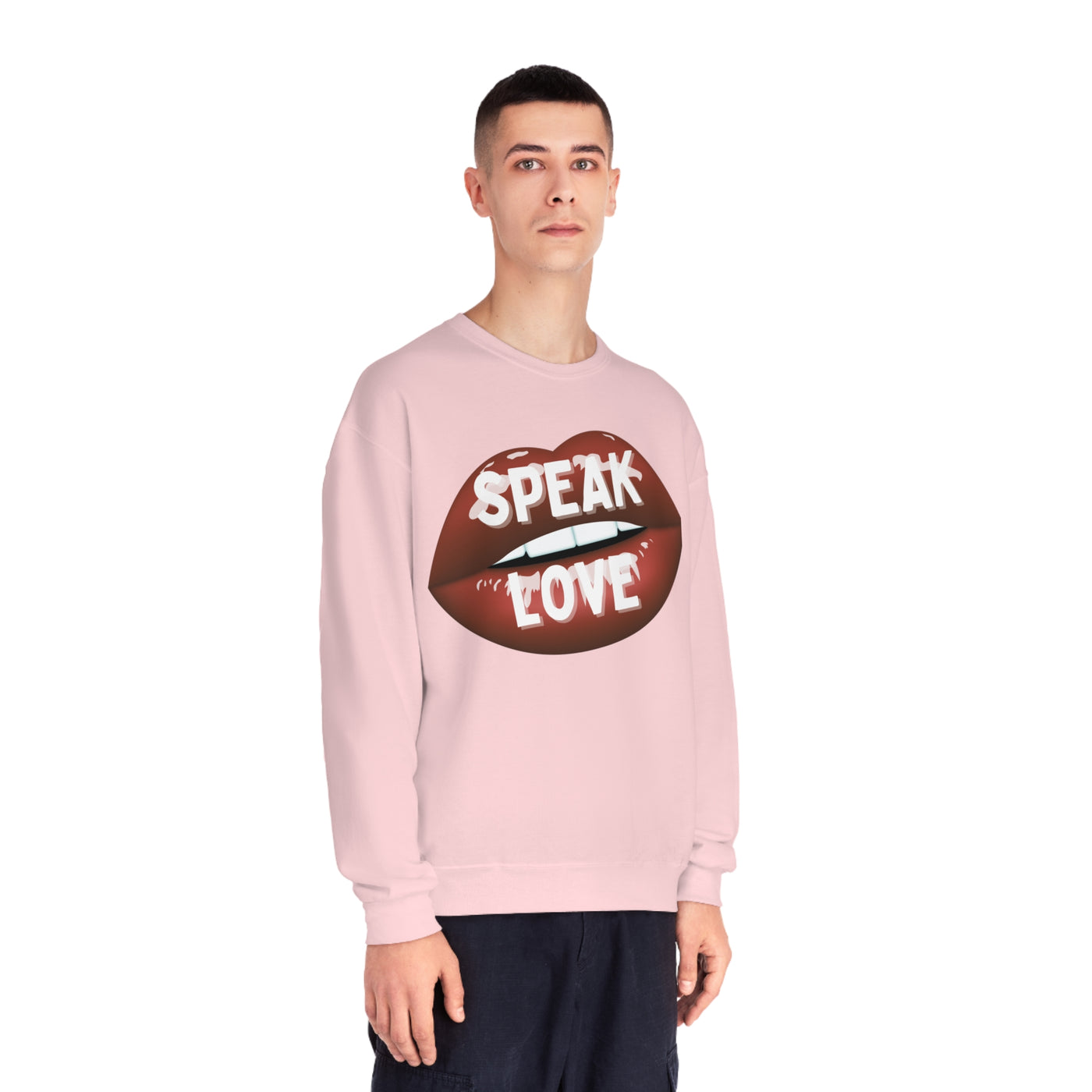 Speak Love Valentine Sweatshirt - Spread Positivity and Love