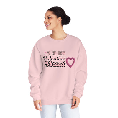 V Is For Valentine Versed Sweatshirt: A Literary Twist For Lovebirds