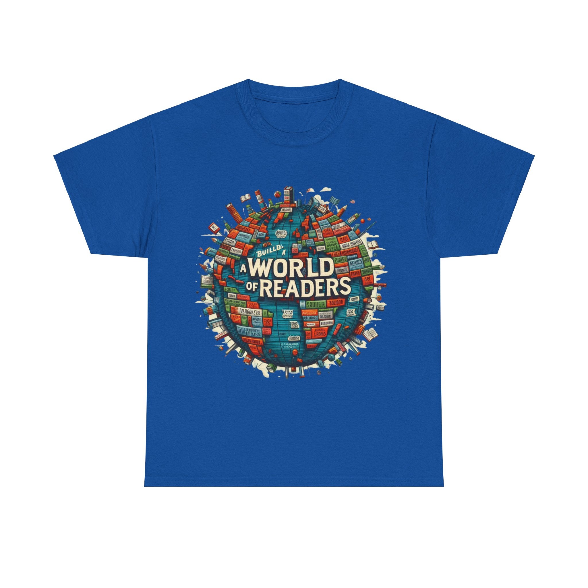 Empowerment Through Literacy: 'Building a World of Readers' T-shirt