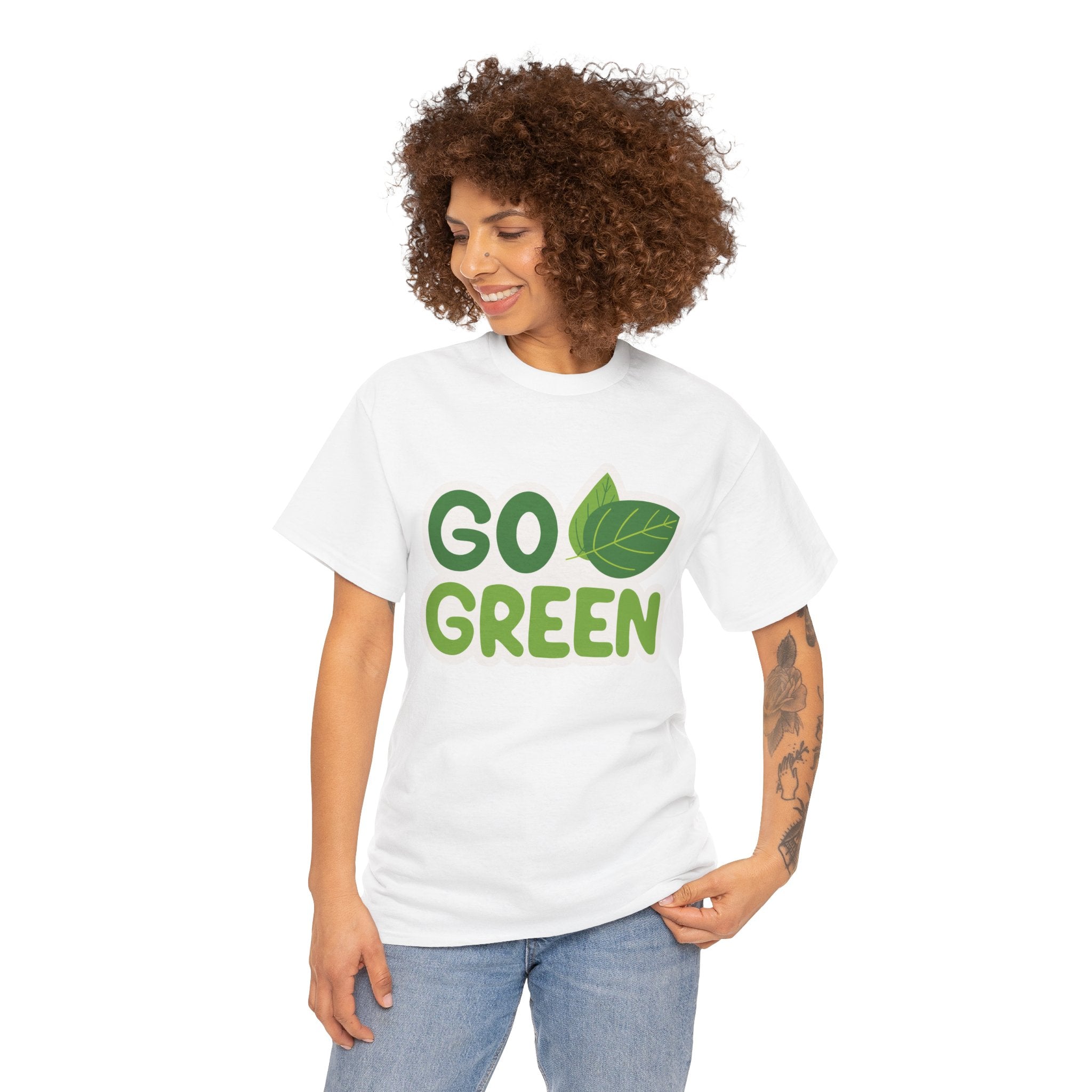 Earth Day Go Green T-Shirt: Eco-Friendly Tee for Environmental Enthusiasts