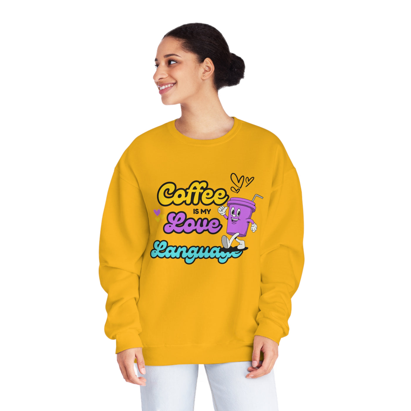 Coffee is My Love Language Sweatshirt - Funny Coffee Lover Sweatshirt